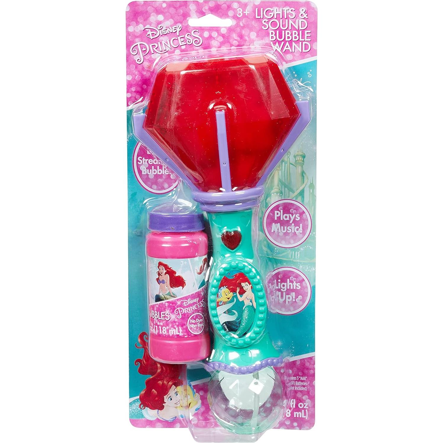 Varita de Burbujas Musical La Sirenita Pequeños Niños