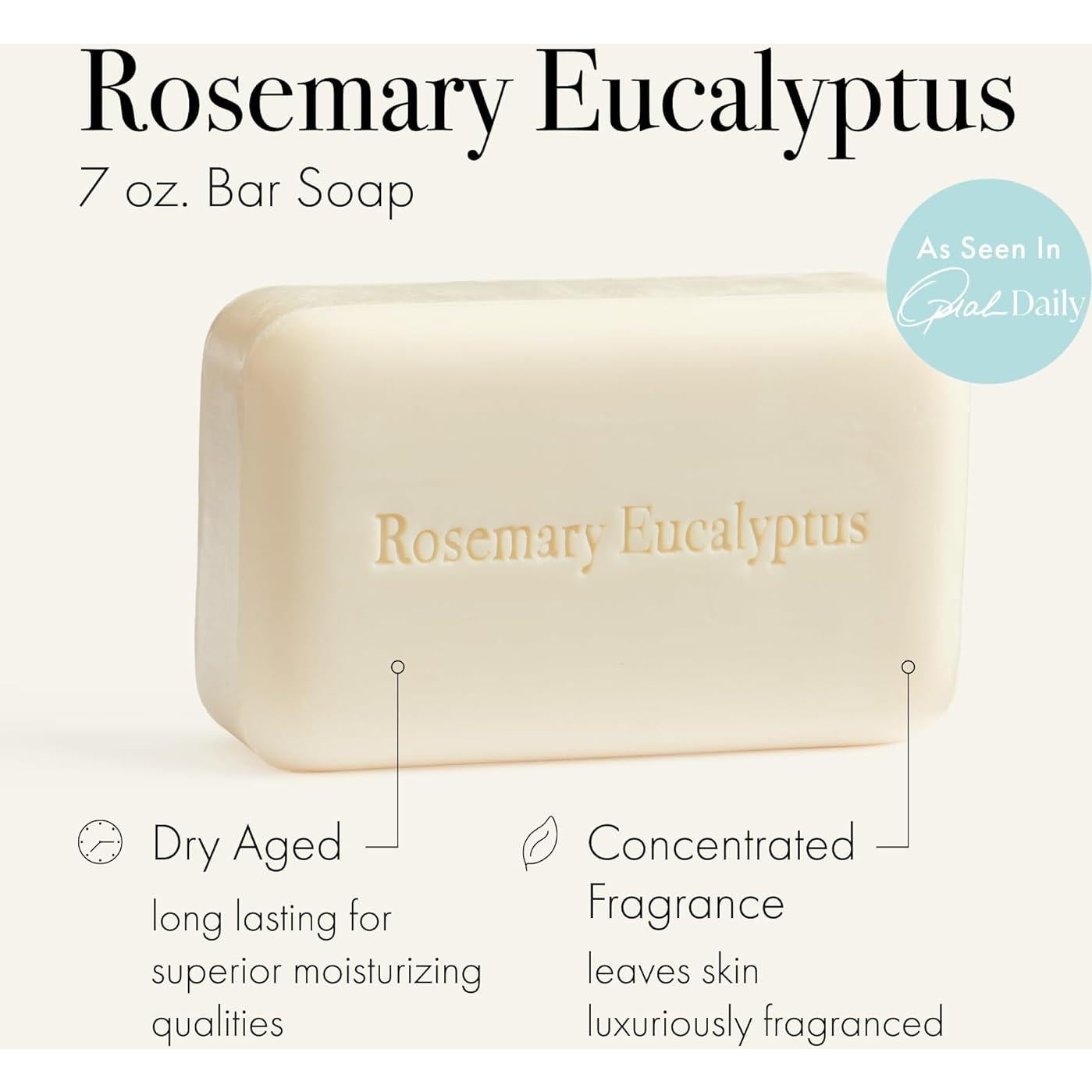 Jabón de Barra LAFCO Nueva York Romero Eucalipto 198 g Natural