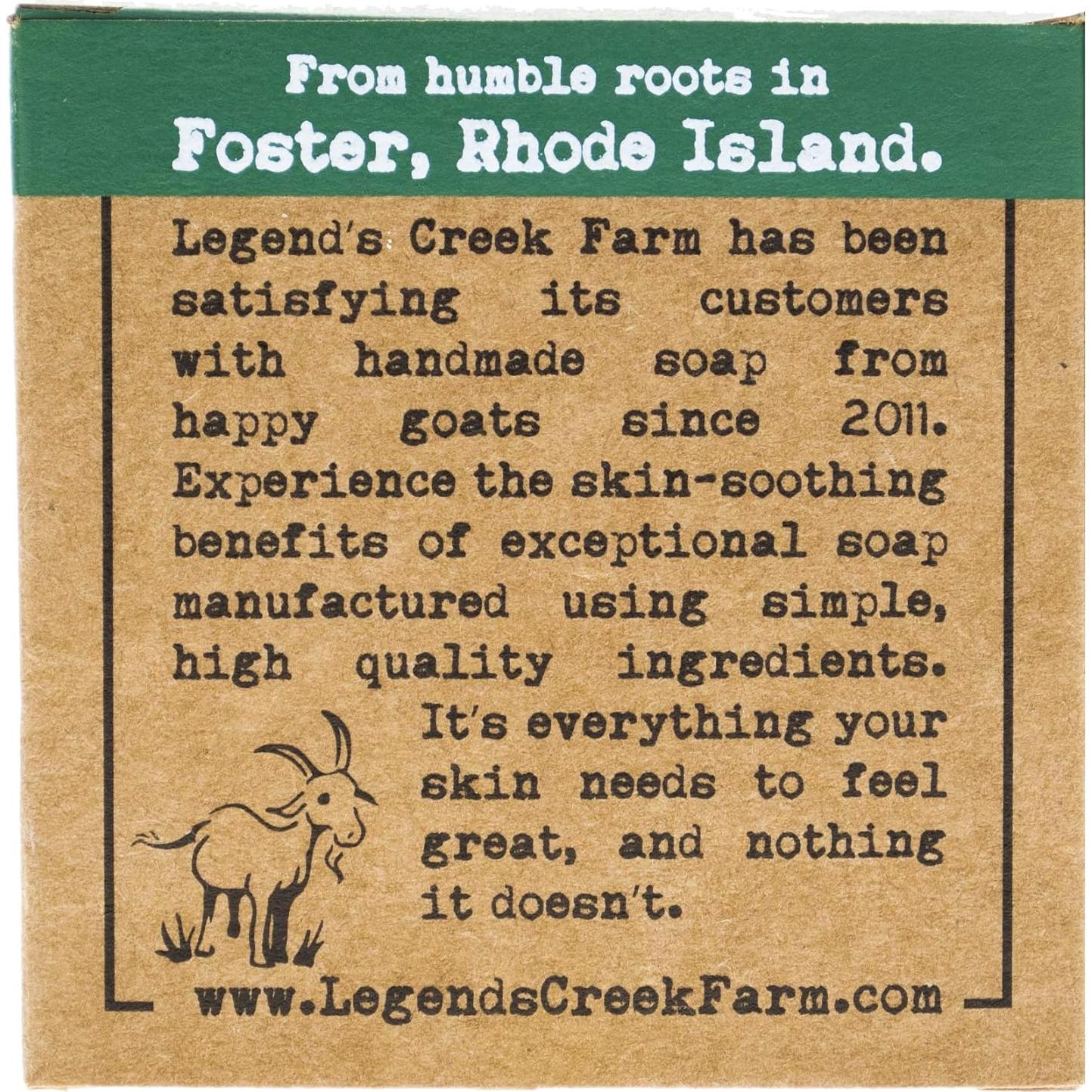 Jabón de Leche de Cabra Legend's Creek Farm Eucalipto 142g