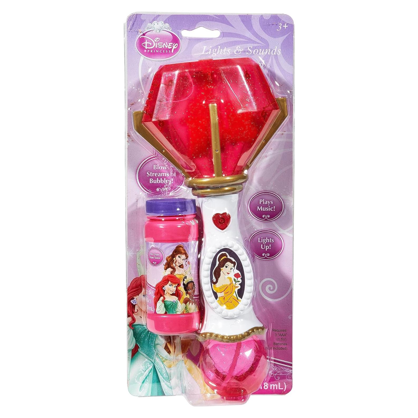 Varita Musical de Luz y Sonido Disney Bella + Burbujas