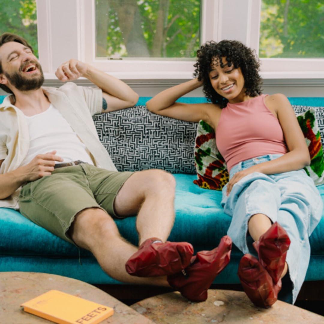 Mascarilla Exfoliante para Pies FEETS con Eucalipto y Lavanda - 2 Botines