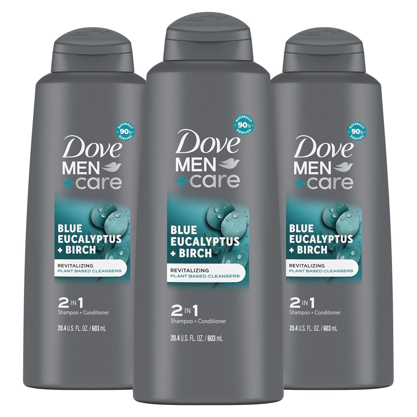Champú Acondicionador 2 en 1 Dove Men + Care 577 ml Eucalipto