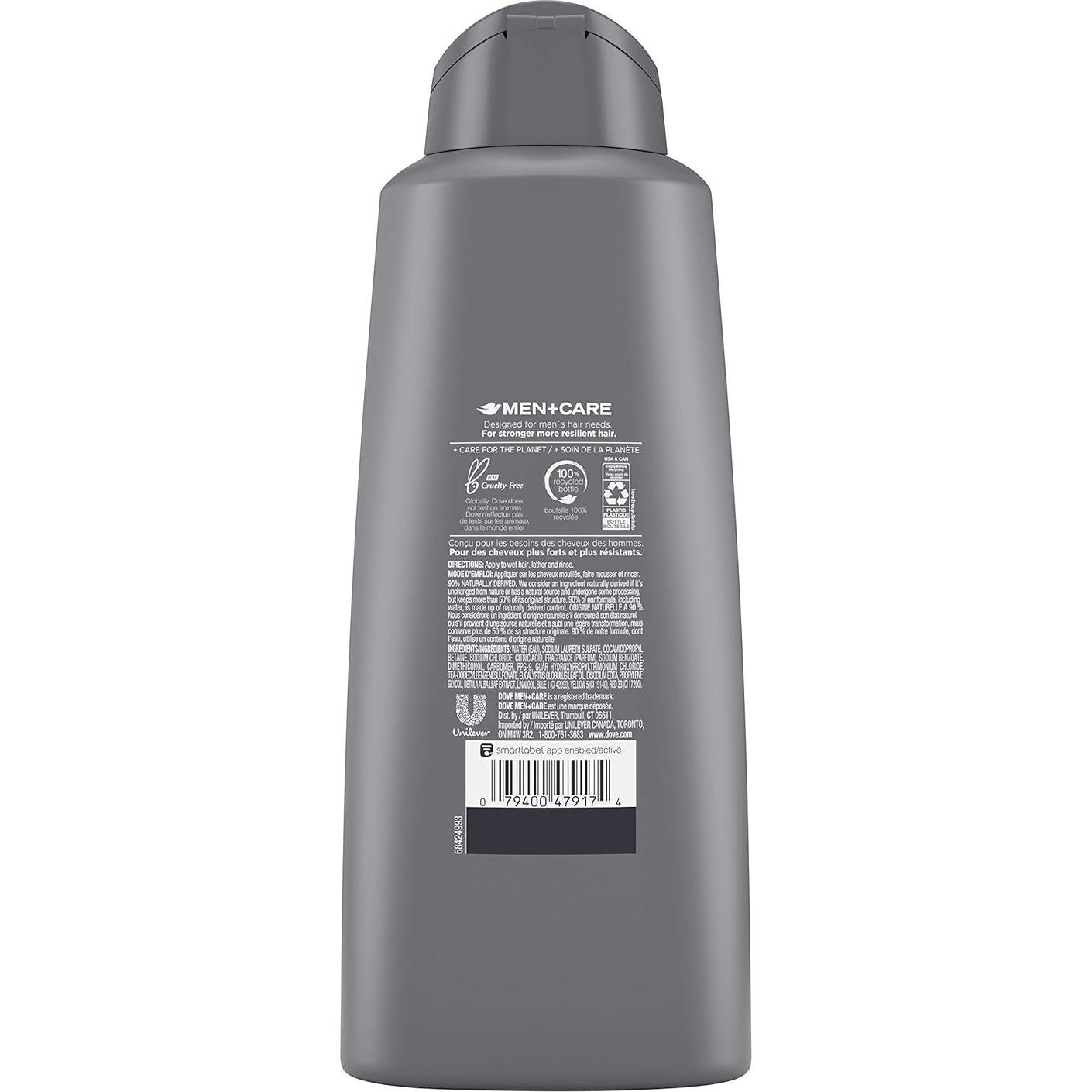 Champú Acondicionador 2 en 1 Dove Men + Care 577 ml Eucalipto