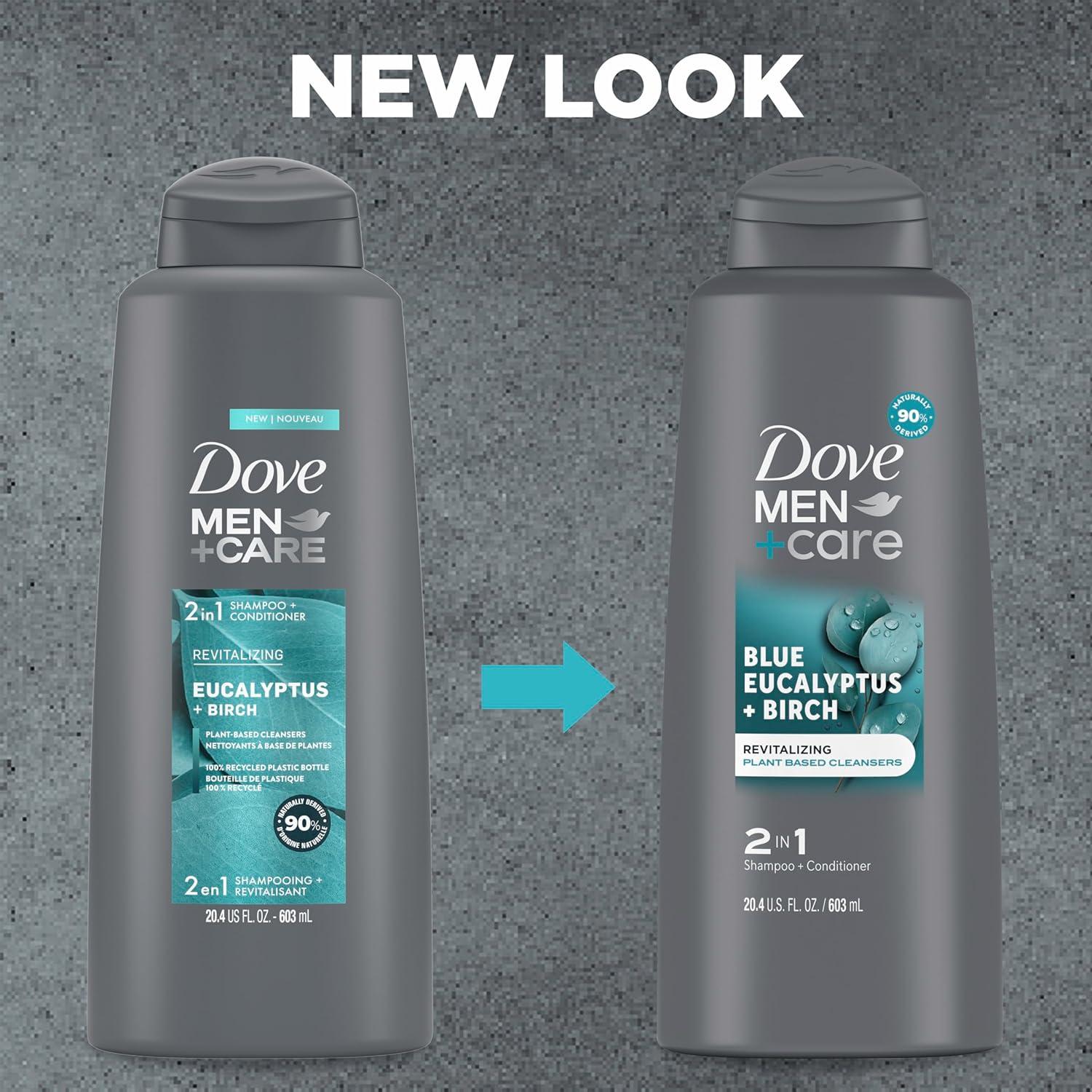 Champú Acondicionador 2 en 1 Dove Men + Care 577 ml Eucalipto