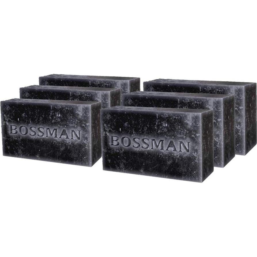 Jabón en Barra 4 en 1 Bossman - Paquete de 6 Eucalipto y Árbol de Té