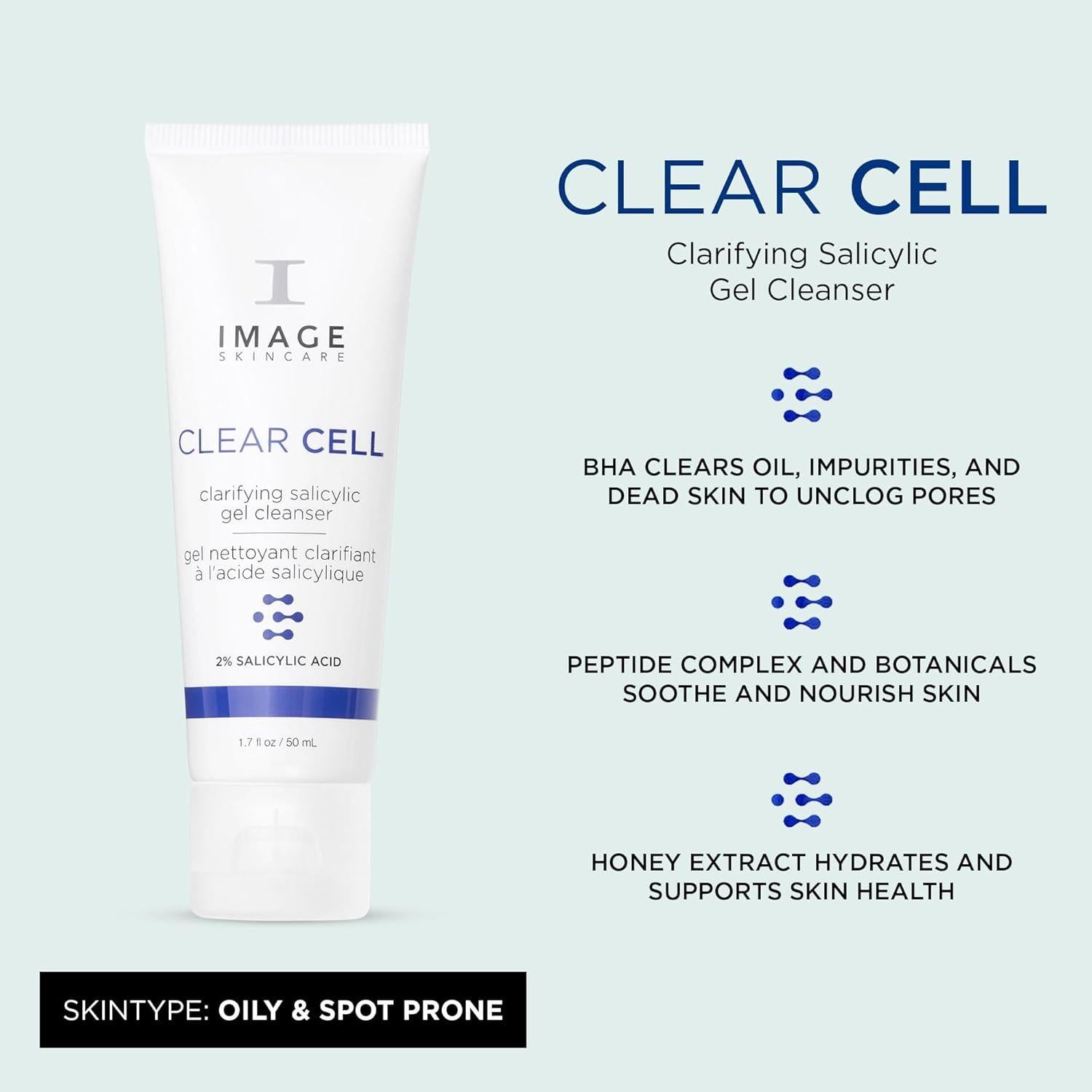 Limpiador Facial Espumoso IMAGE Skincare CLEAR CELL 50ml