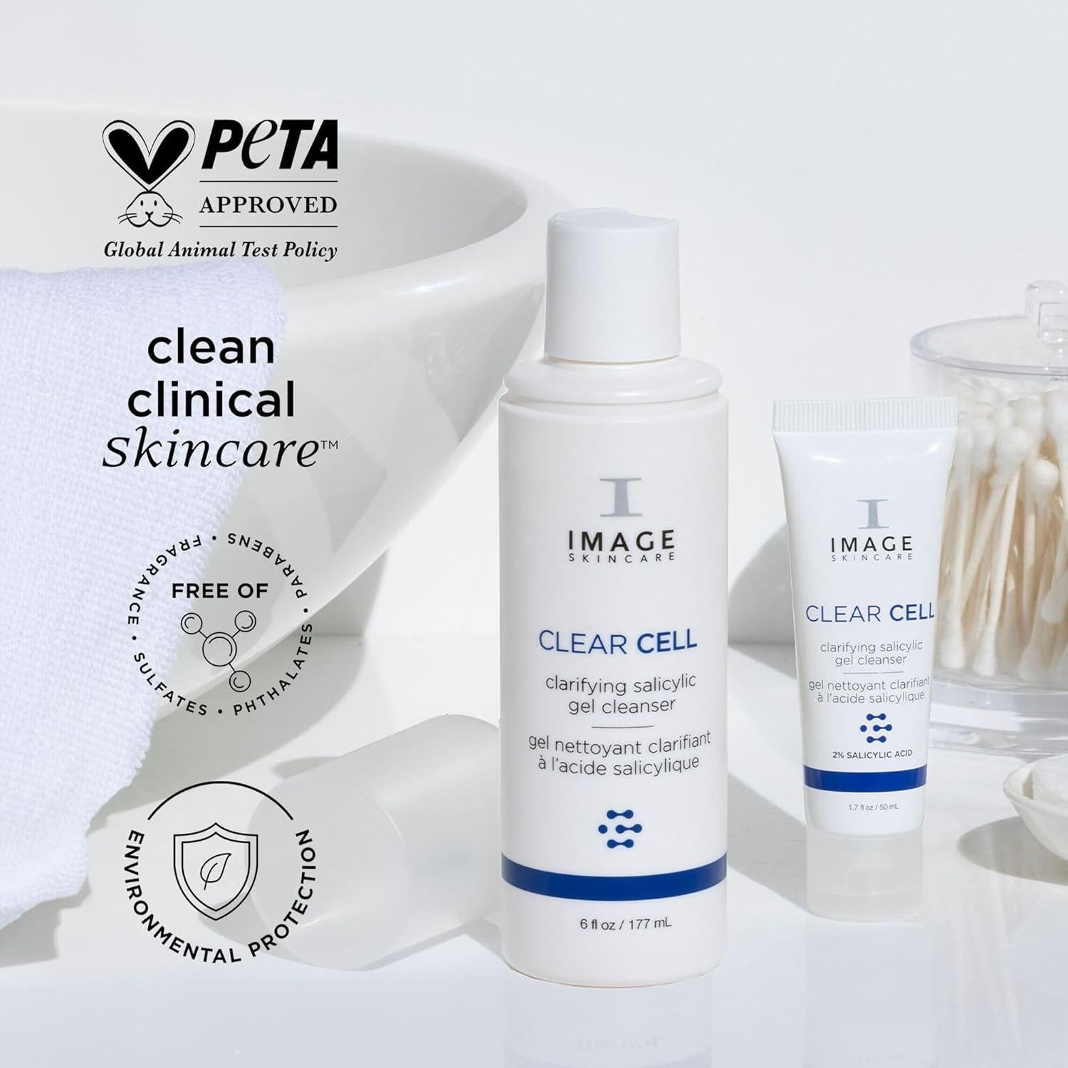 Limpiador Facial Espumoso IMAGE Skincare CLEAR CELL 50ml