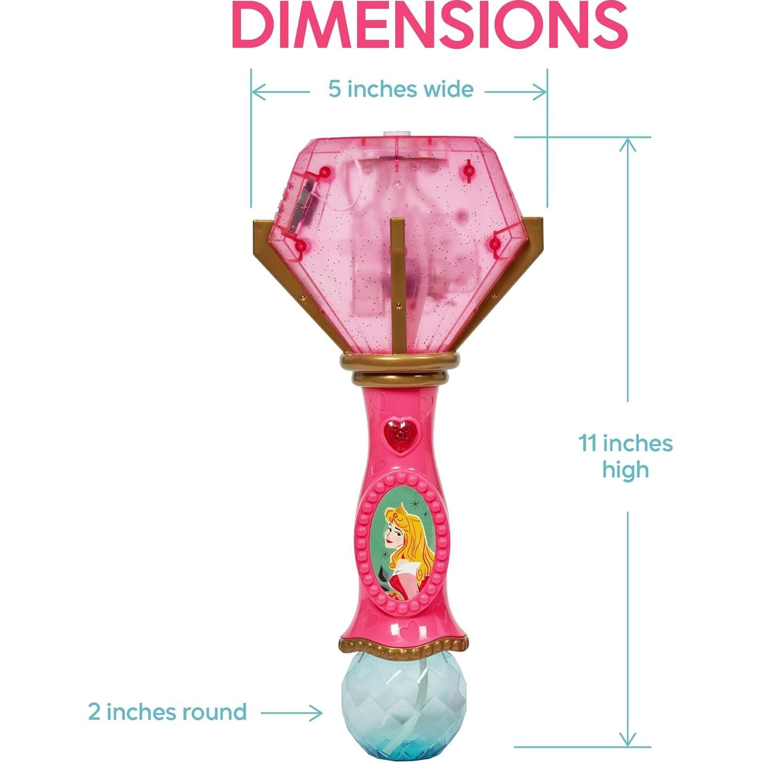 Varita de Burbujas Musical Disney Aurora con Luz 118 ml