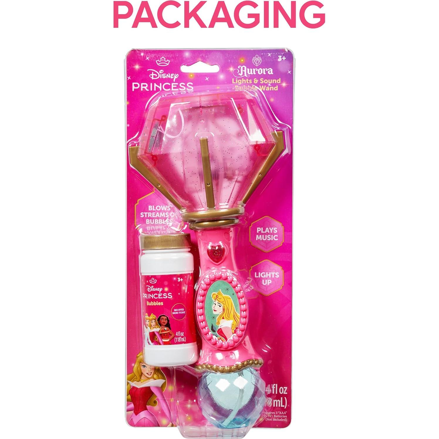 Varita de Burbujas Musical Disney Aurora con Luz 118 ml