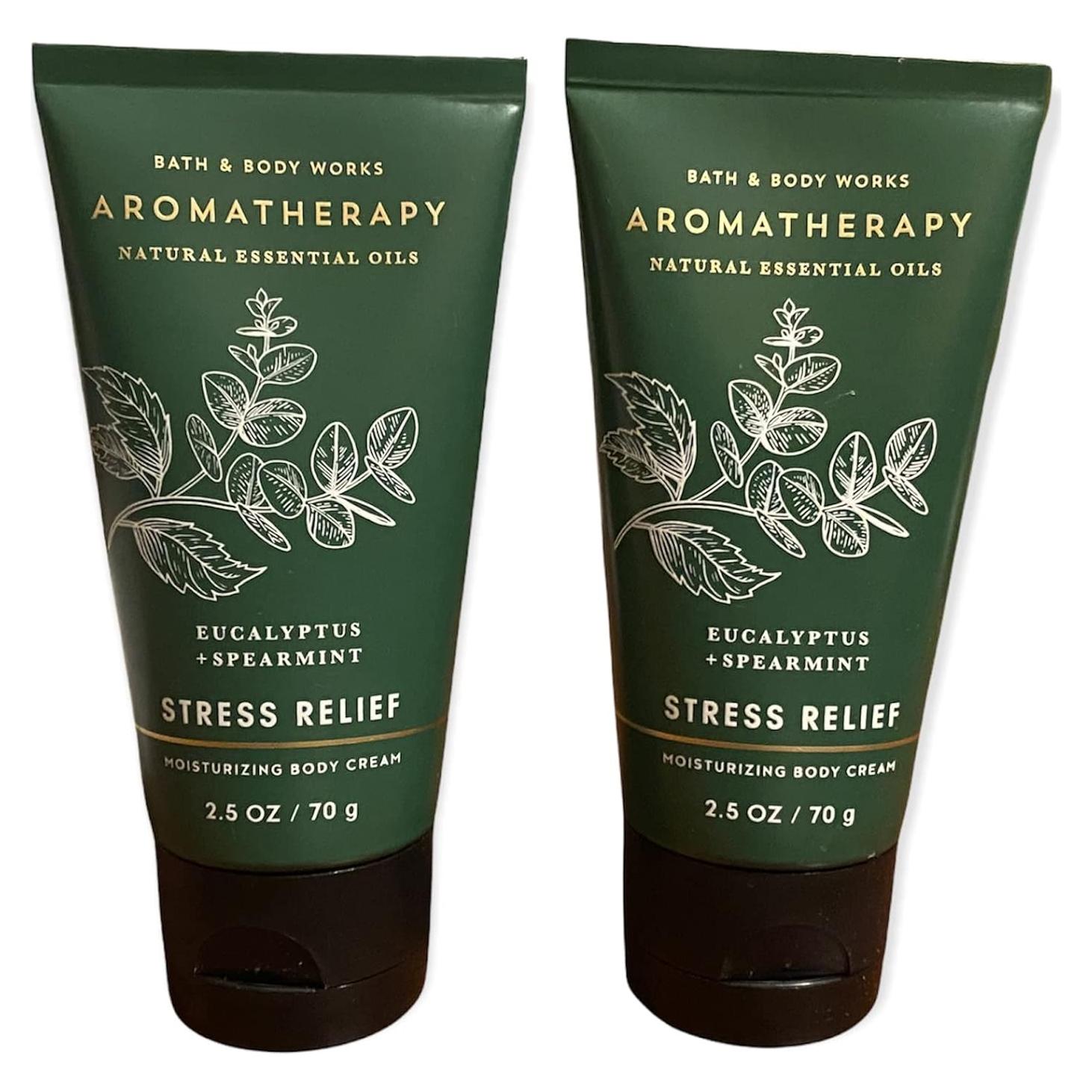 Crema corporal aromaterapia eucalipto y menta 2 piezas 181g