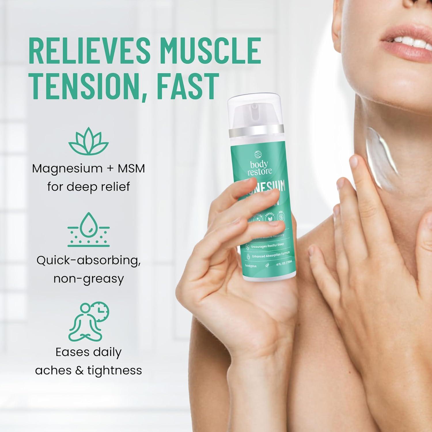 Loción de Magnesio Body Restore con Árnica y MSM 200g