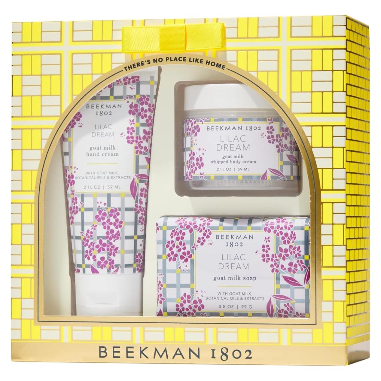 Set de Cuidado Corporal Beekman 1802 - 3 Piezas Aroma Lila
