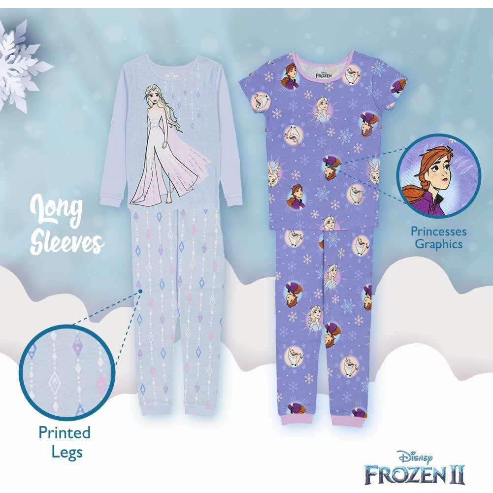 Conjunto de pijama Disney 6 piezas para niños 100% algodón