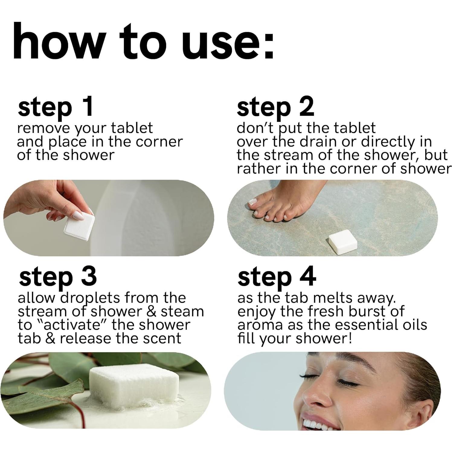 Pastillas de Vapor de Aromaterapia Zensah - Eucalipto y Mentol