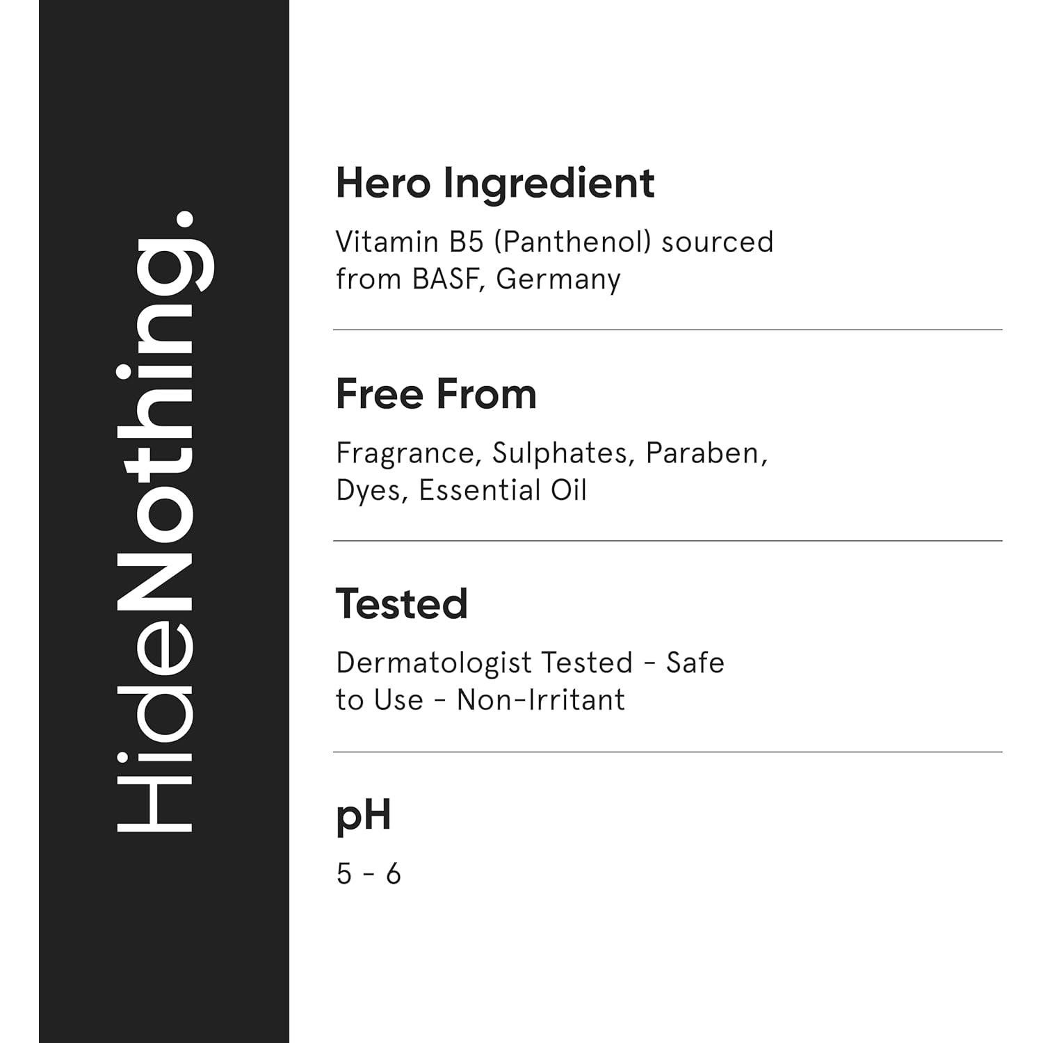 Hidratante Facial Minimalista 10% Vitamina B5 50g Piel Grasa