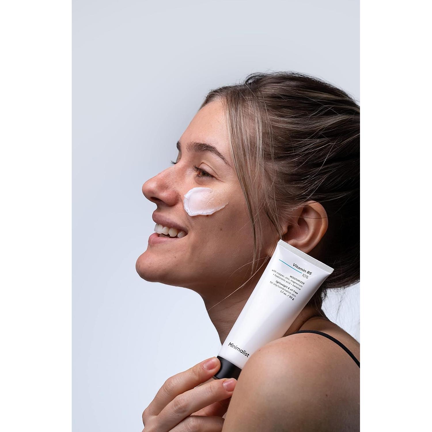 Hidratante Facial Minimalista 10% Vitamina B5 50g Piel Grasa