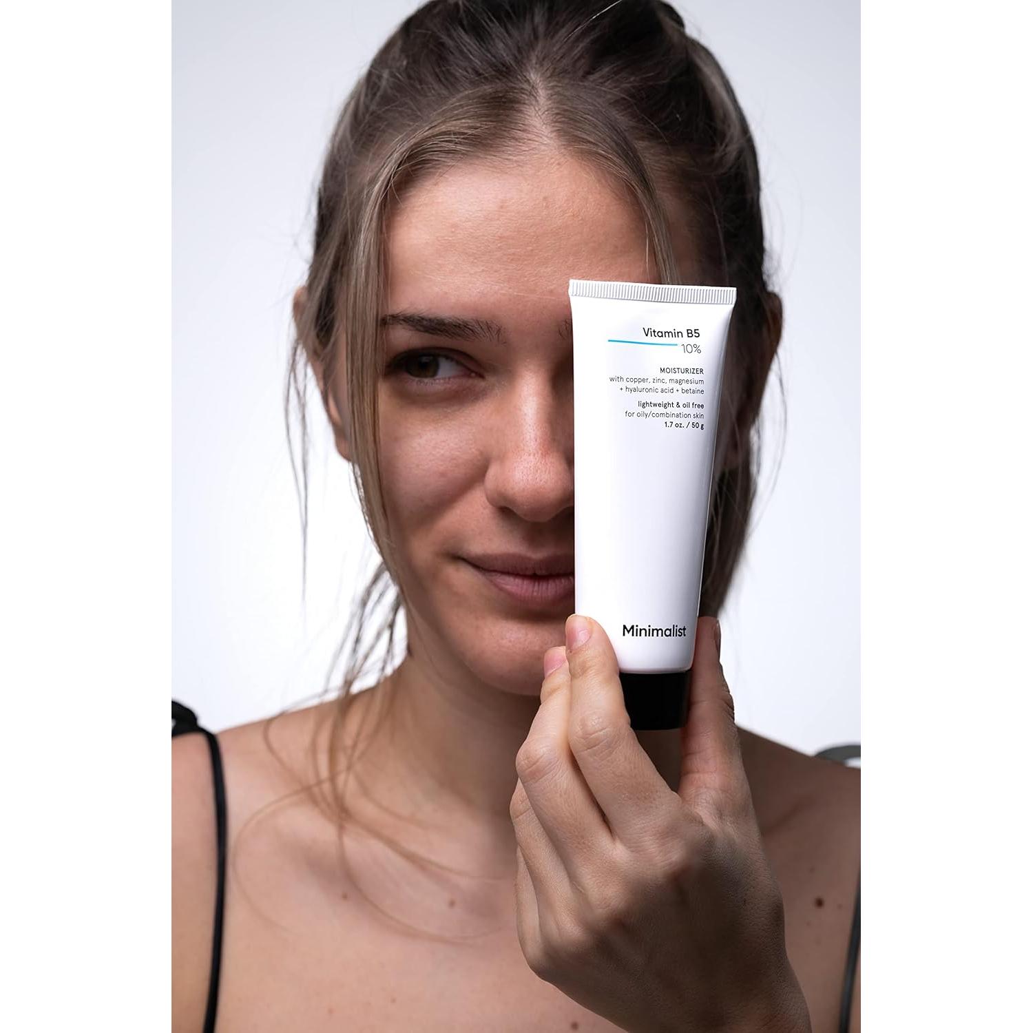 Hidratante Facial Minimalista 10% Vitamina B5 50g Piel Grasa