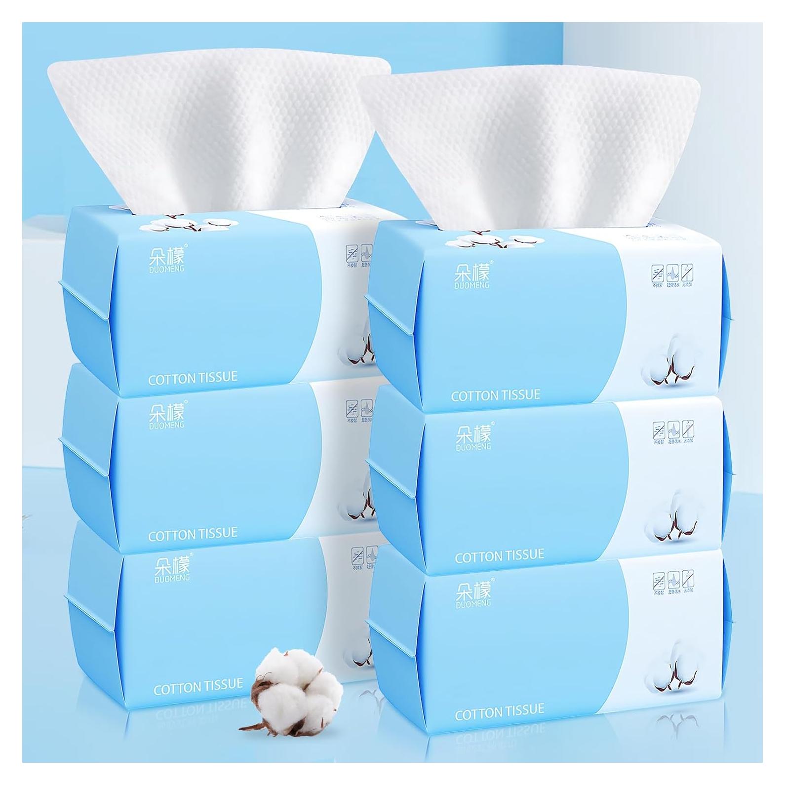 Toallitas Secas de Algodón Rouceyxin 100 Unidades Multiusos