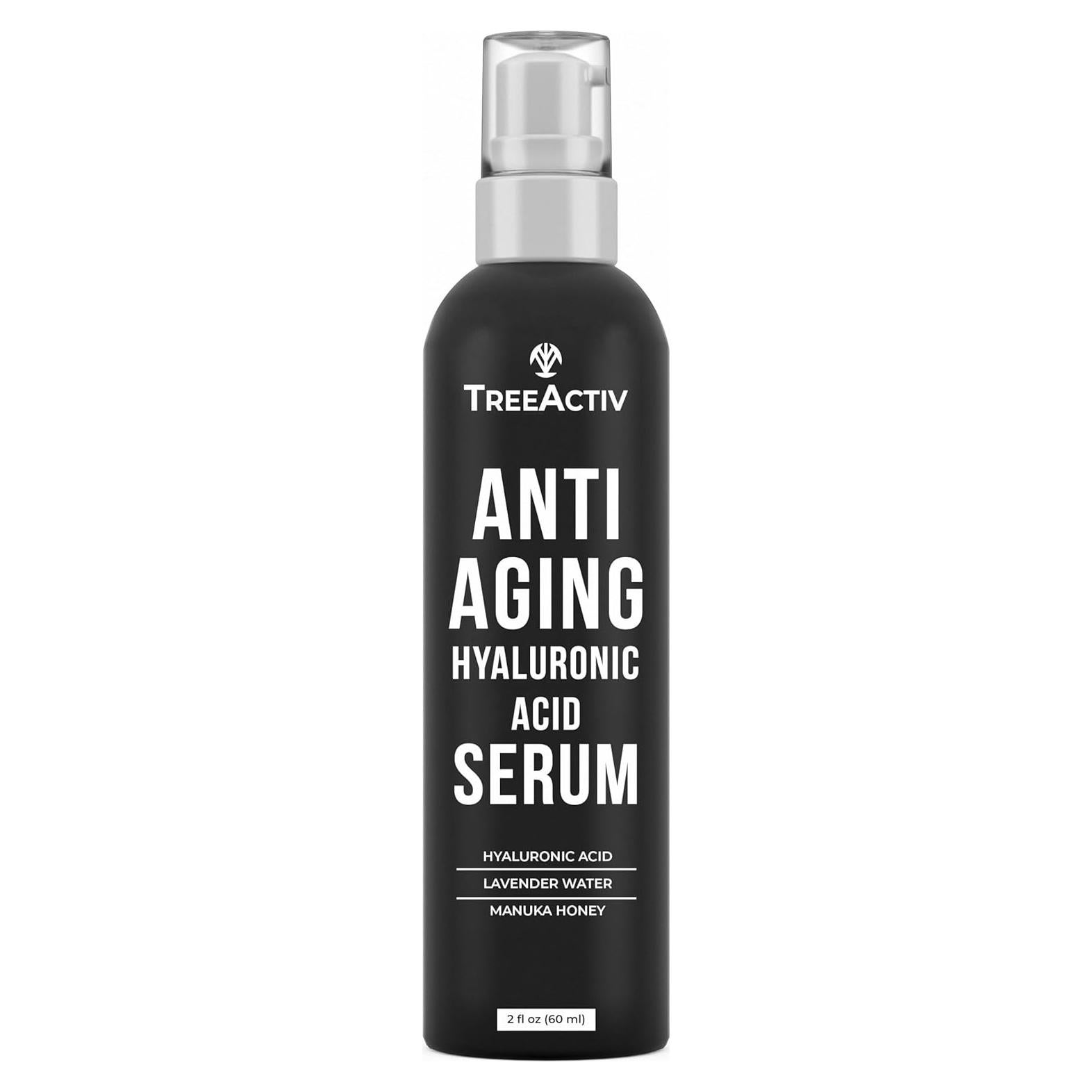 Suero Facial Anti-Envejecimiento TreeActiv 60 ml - Ácido Hialurónico Puro