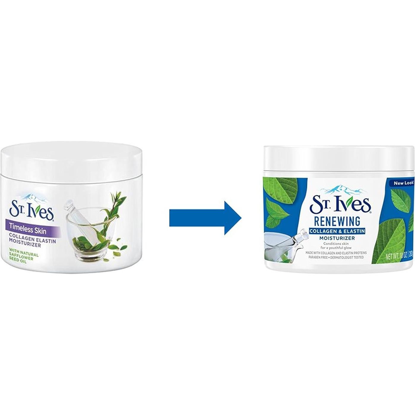 Hidratante Facial St. Ives Colágeno y Elastina 284 g Piel Seca