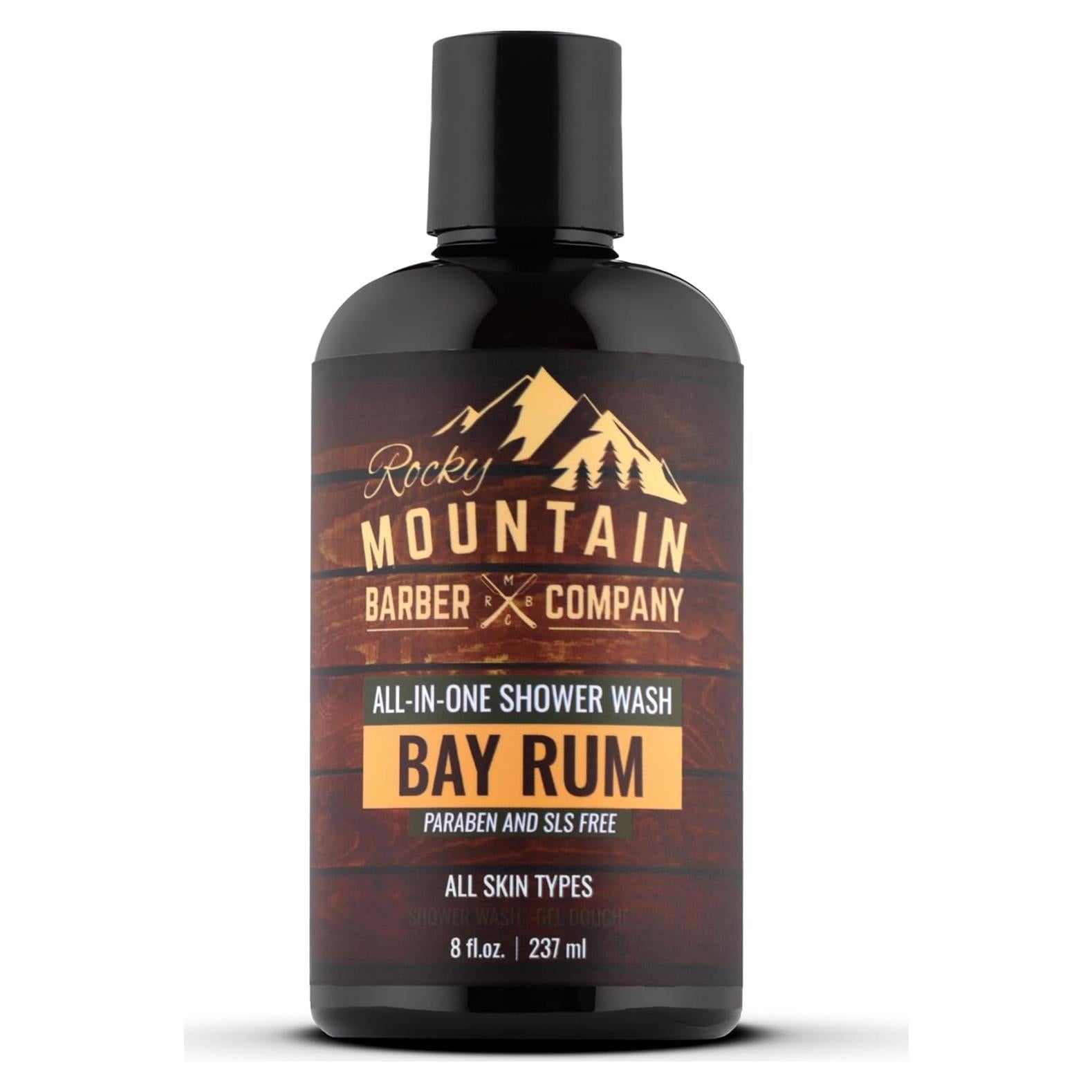 Gel de Ducha Todo-en-Uno Rocky Mountain 226.8 ml Bay Rum
