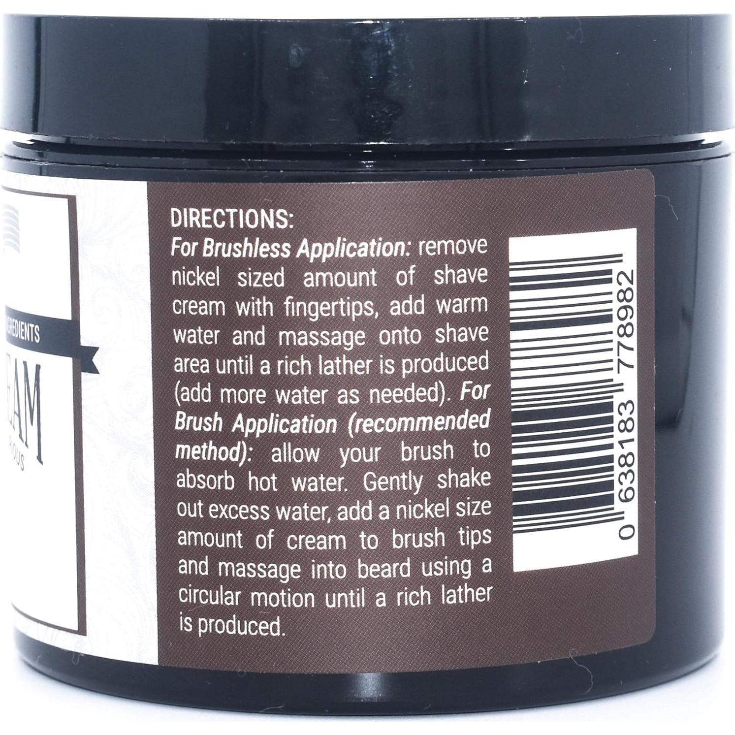 Crema de Afeitar Natural Taconic Shave 113.4 g - Bay Rum