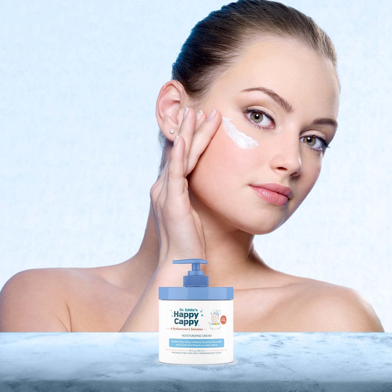 Crema Hidratante Happy Cappy Dr. Eddie para Eczema 4x354.88ml