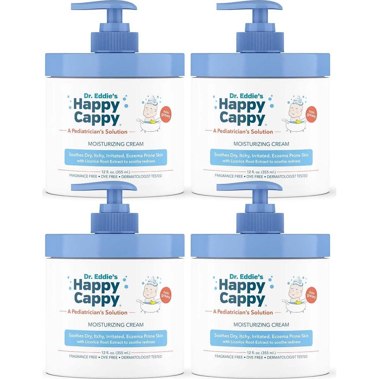 Crema Hidratante Happy Cappy Dr. Eddie para Eczema 4x354.88ml
