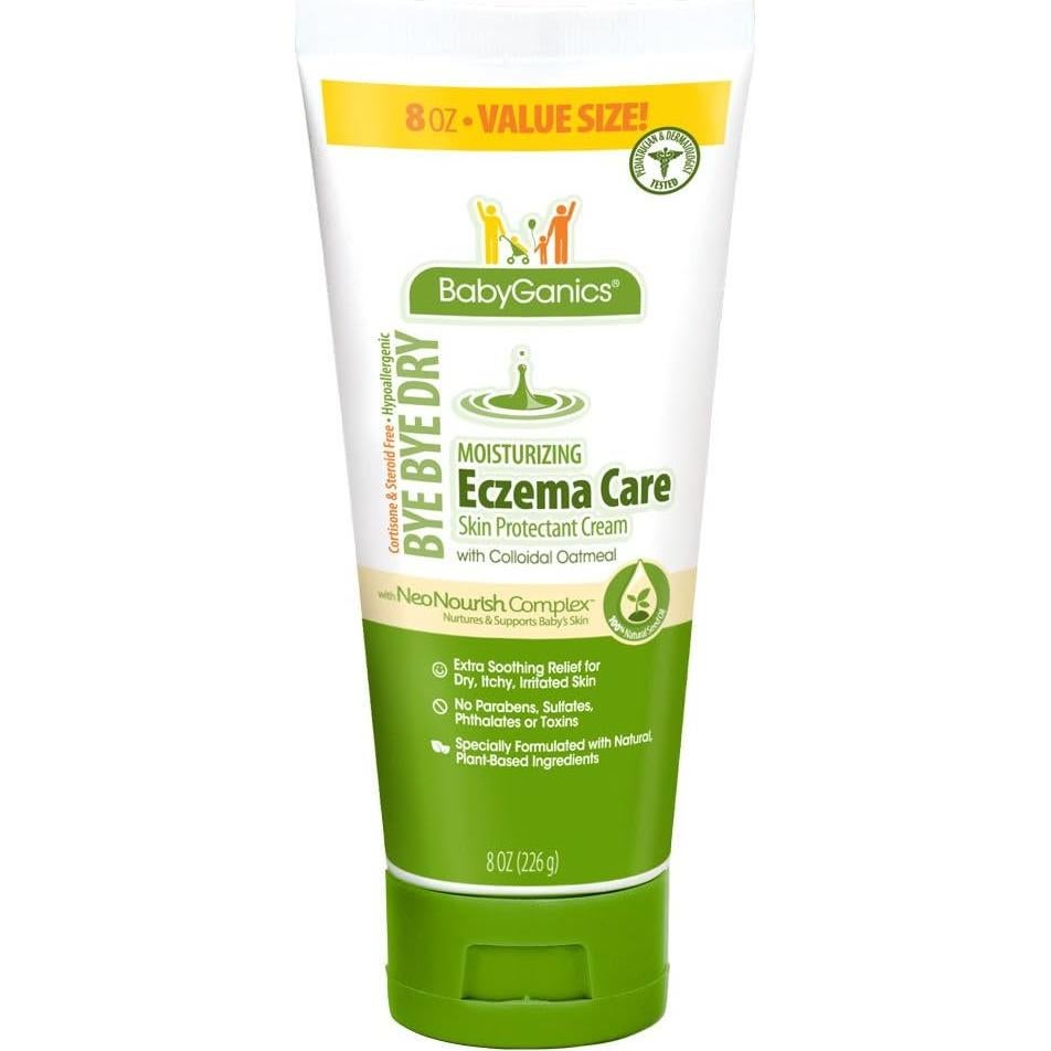 Crema Protectora para Eccema Babyganics 226.8 g con Avena
