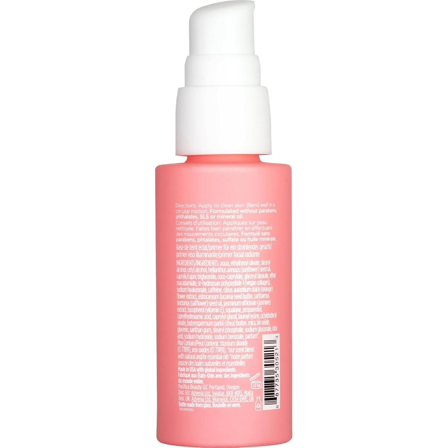 Primer Facial 3-en-1 Pacifica Vegan Collagen 40g