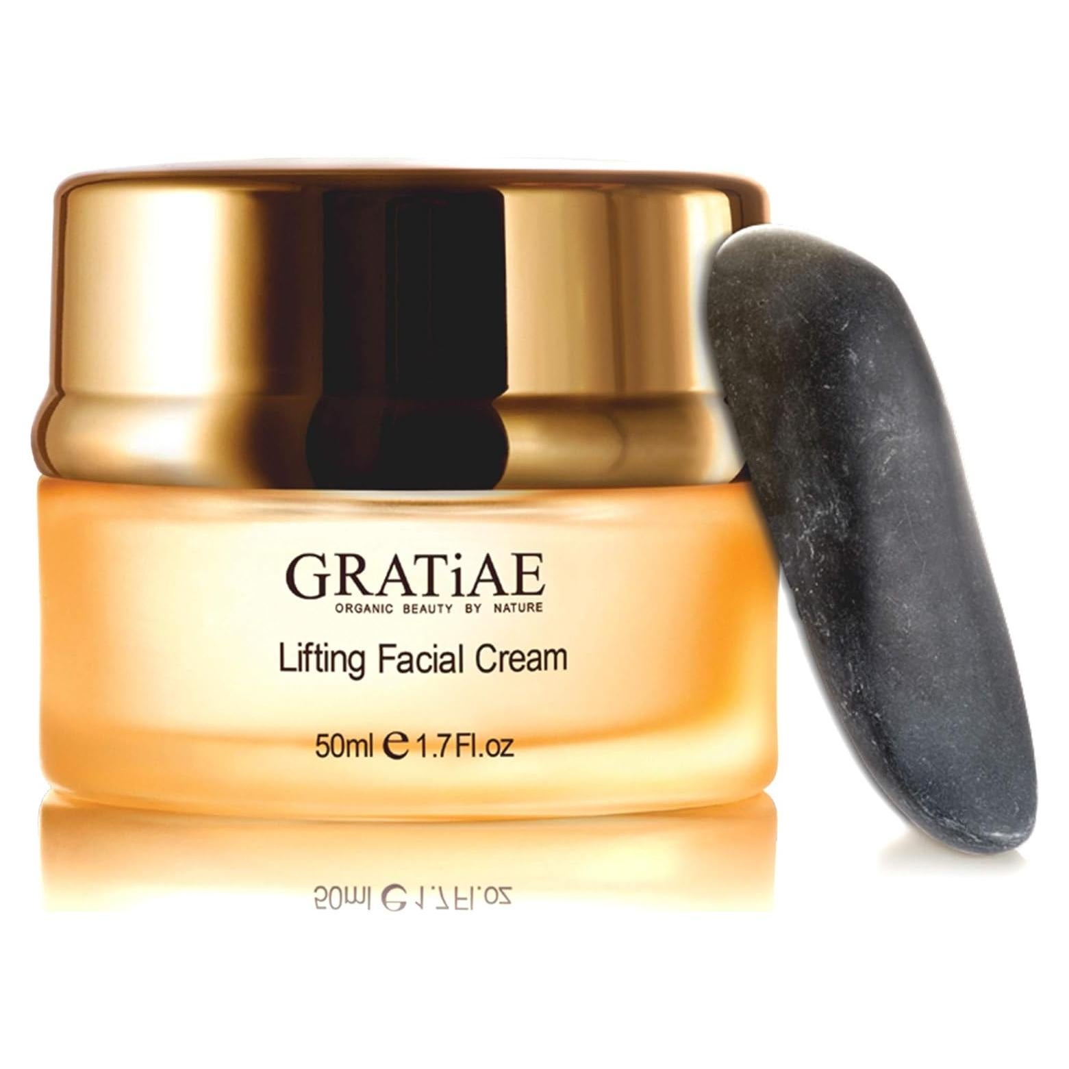 Crema Hidratante Reafirmante GRATiAE Organics 48g con Piedra Volcánica