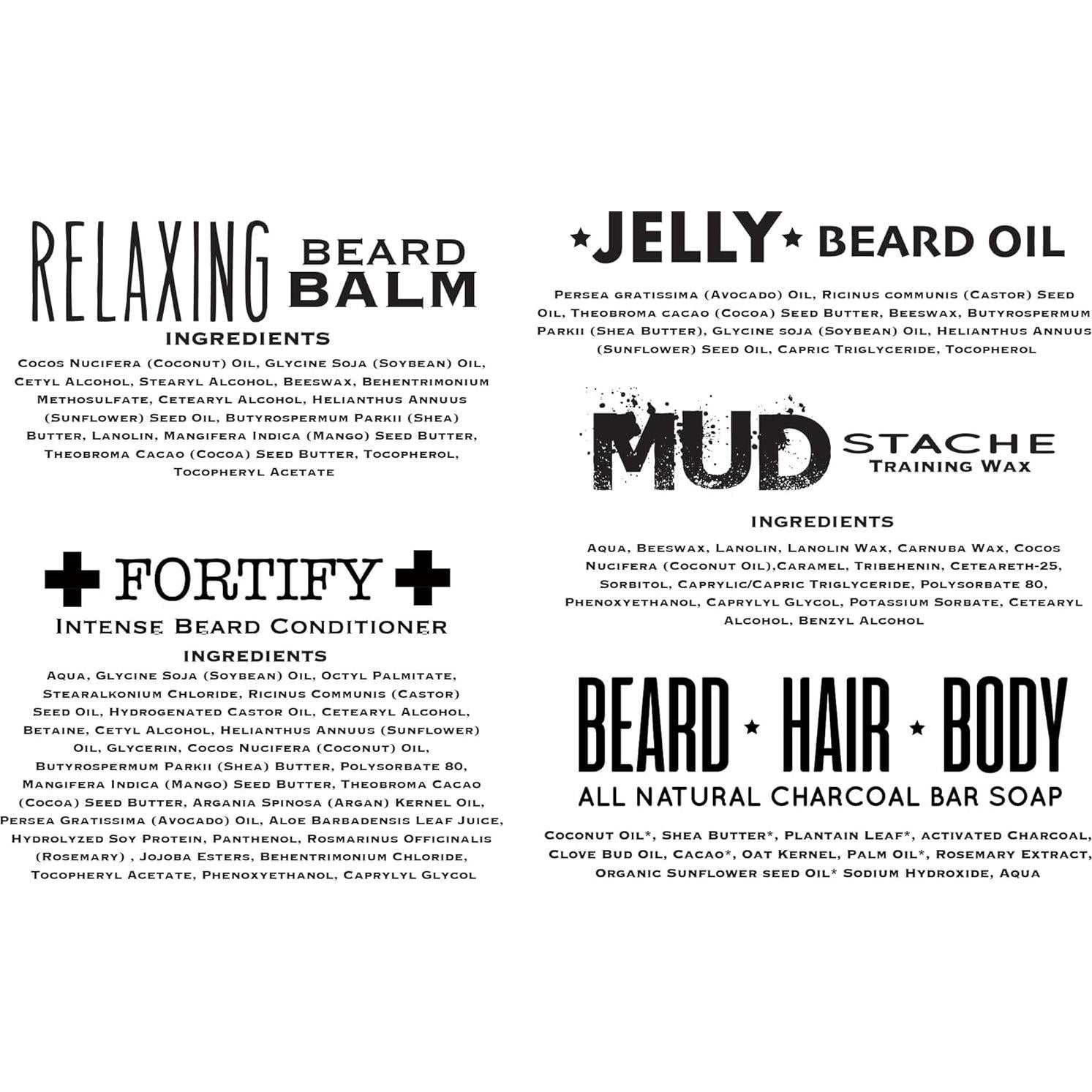 Kit Completo de Cuidado de Barba Bossman - 5 Piezas Oud Real