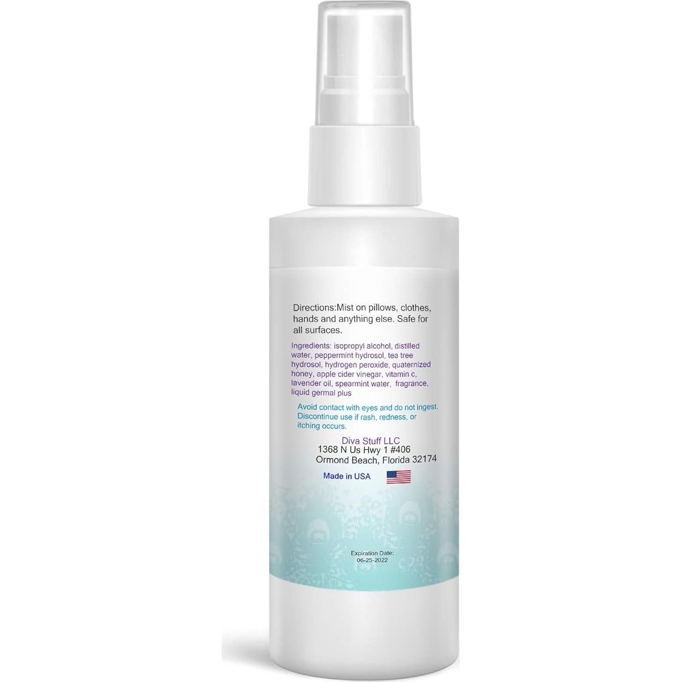 Spray Aromaterapia Diva Stuff Travelers Mist 113.4 ml Té Verde