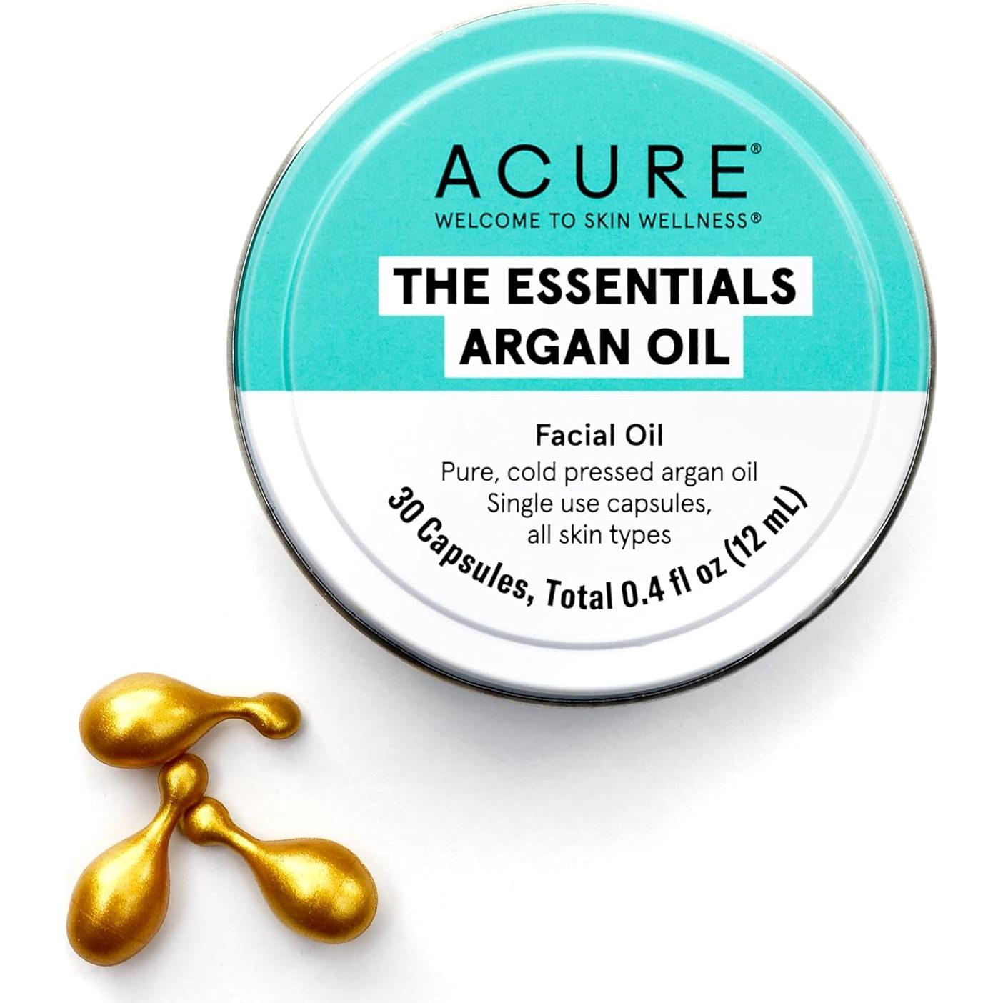 Cápsulas de Aceite de Argán Acure 30 Unidades Veganas