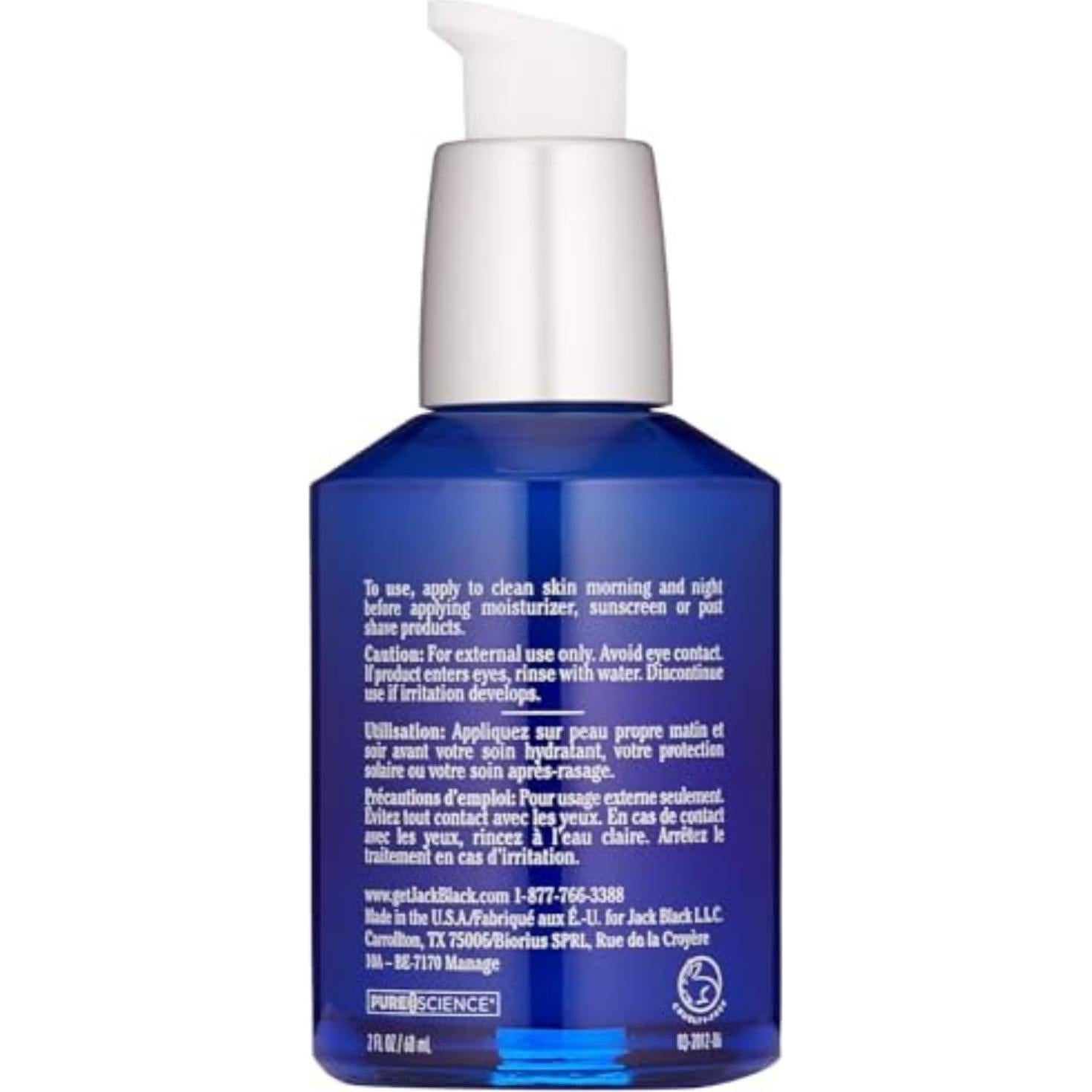 Suero Antienvejecimiento Jack Black 59g - Cuidado Facial Masculino