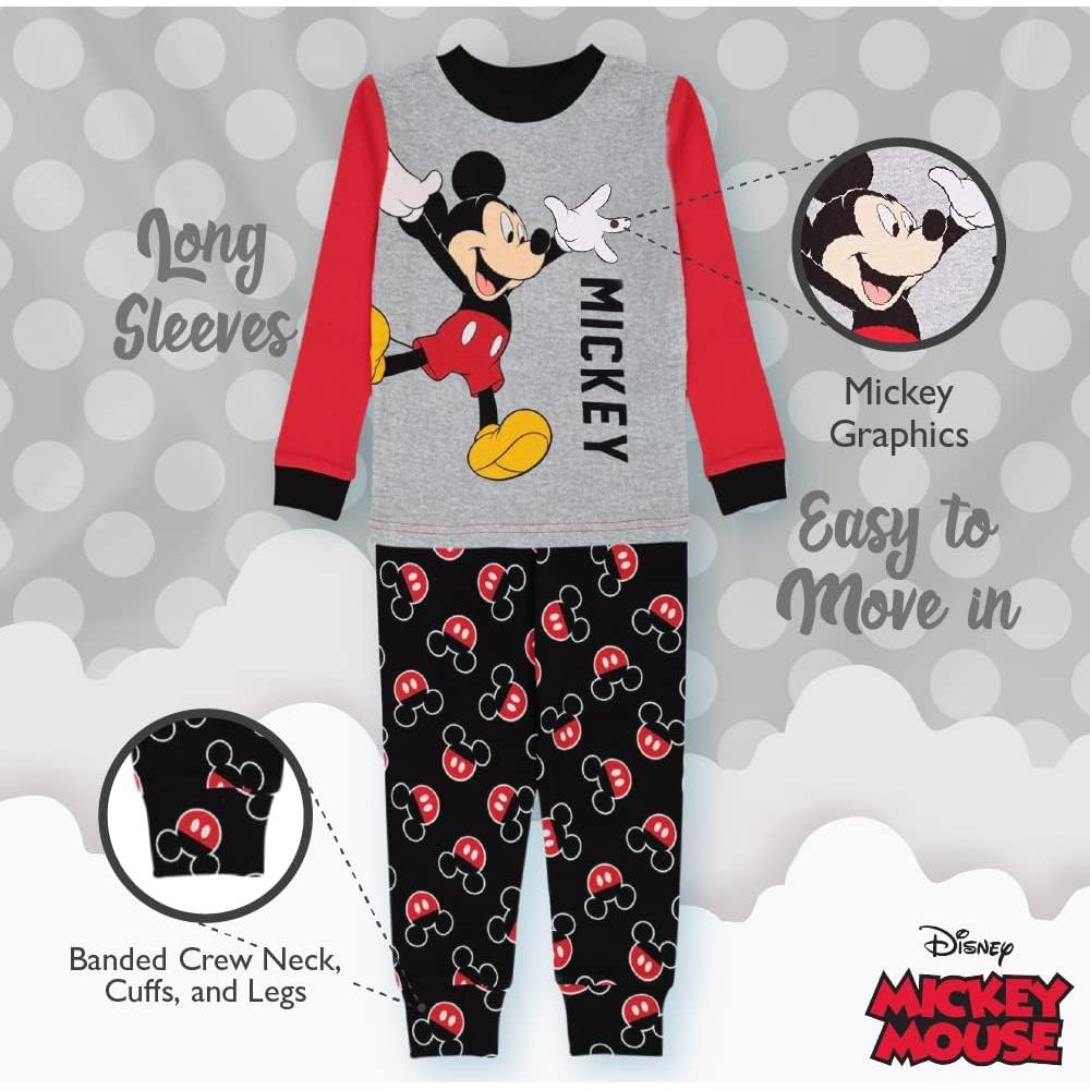 Conjunto de pijama Disney 6 piezas algodón para niños