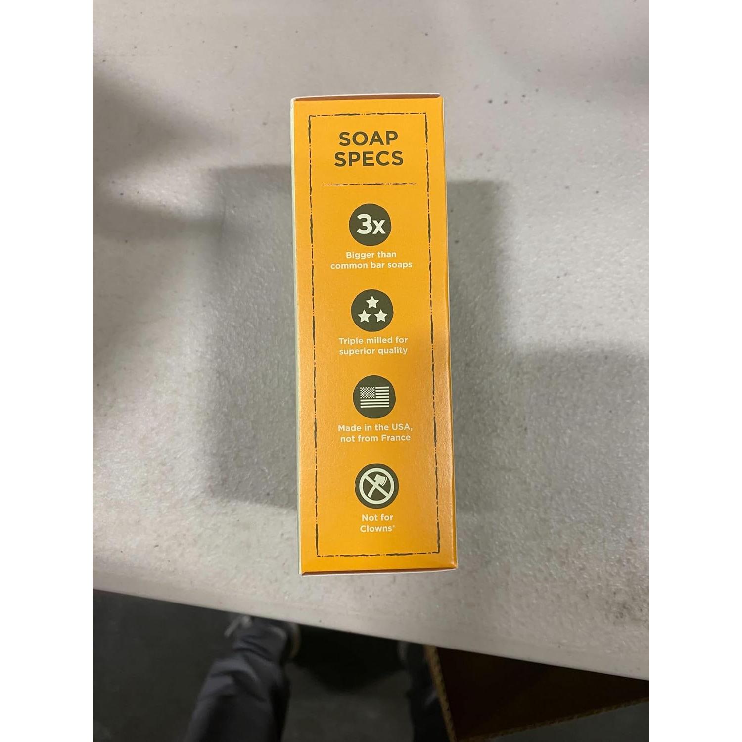 Jabón Duke Cannon Big Brick 10 oz Aroma Ron de Bahía + Paño Táctico