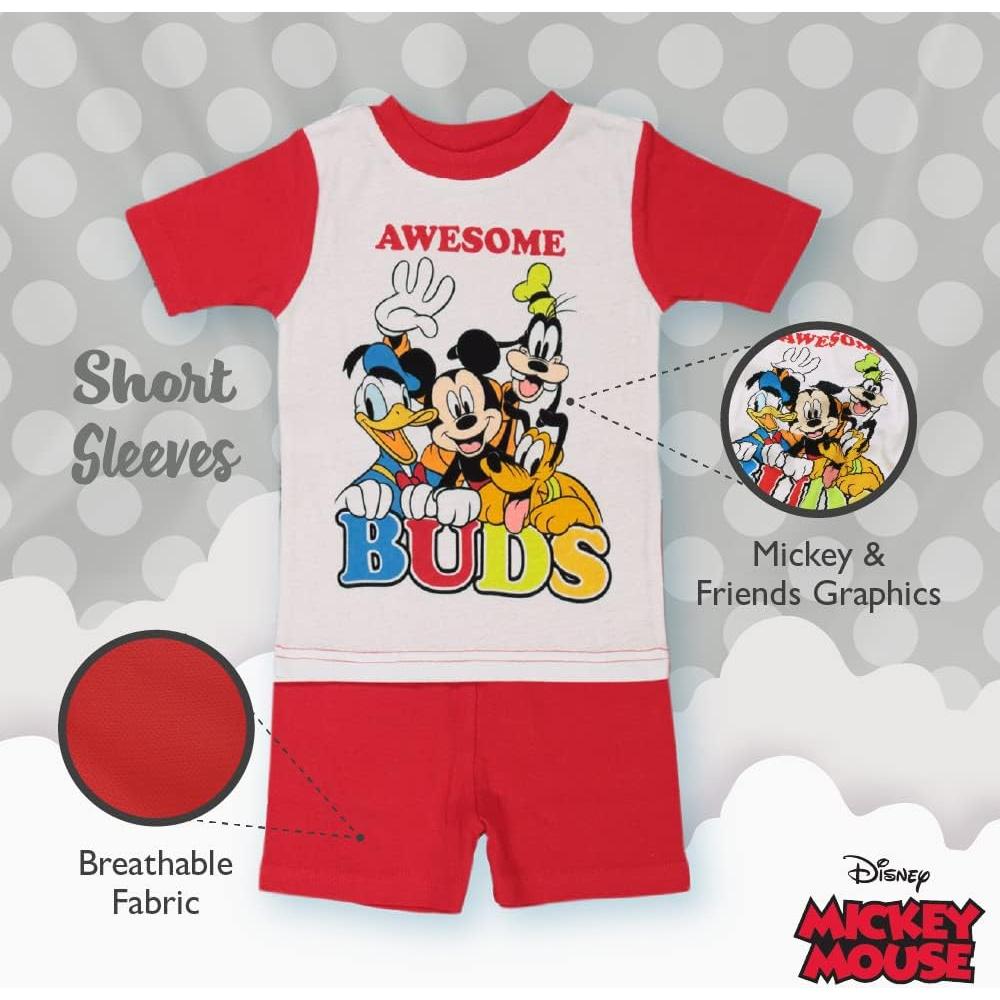 Conjunto de pijama Disney 6 piezas para niños cómodos