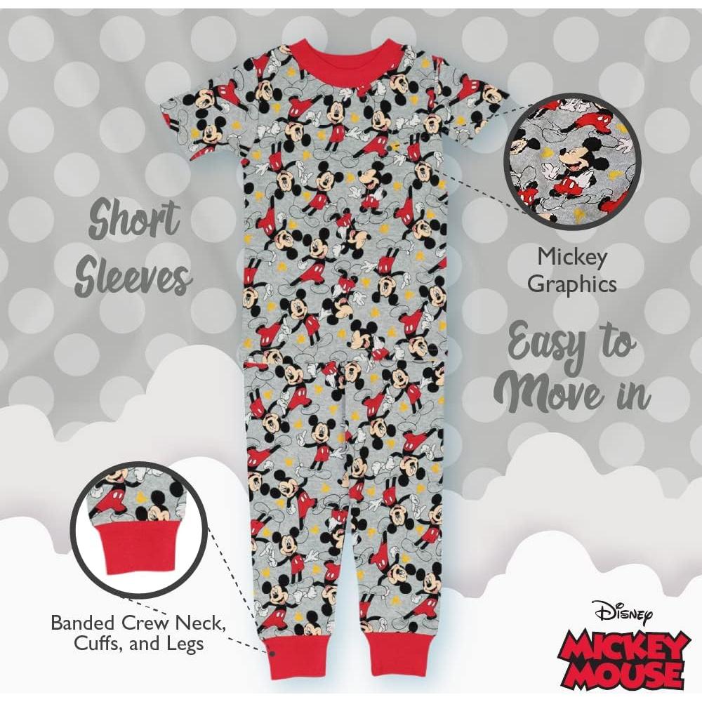 Conjunto de pijama Disney 6 piezas para niños 100% algodón