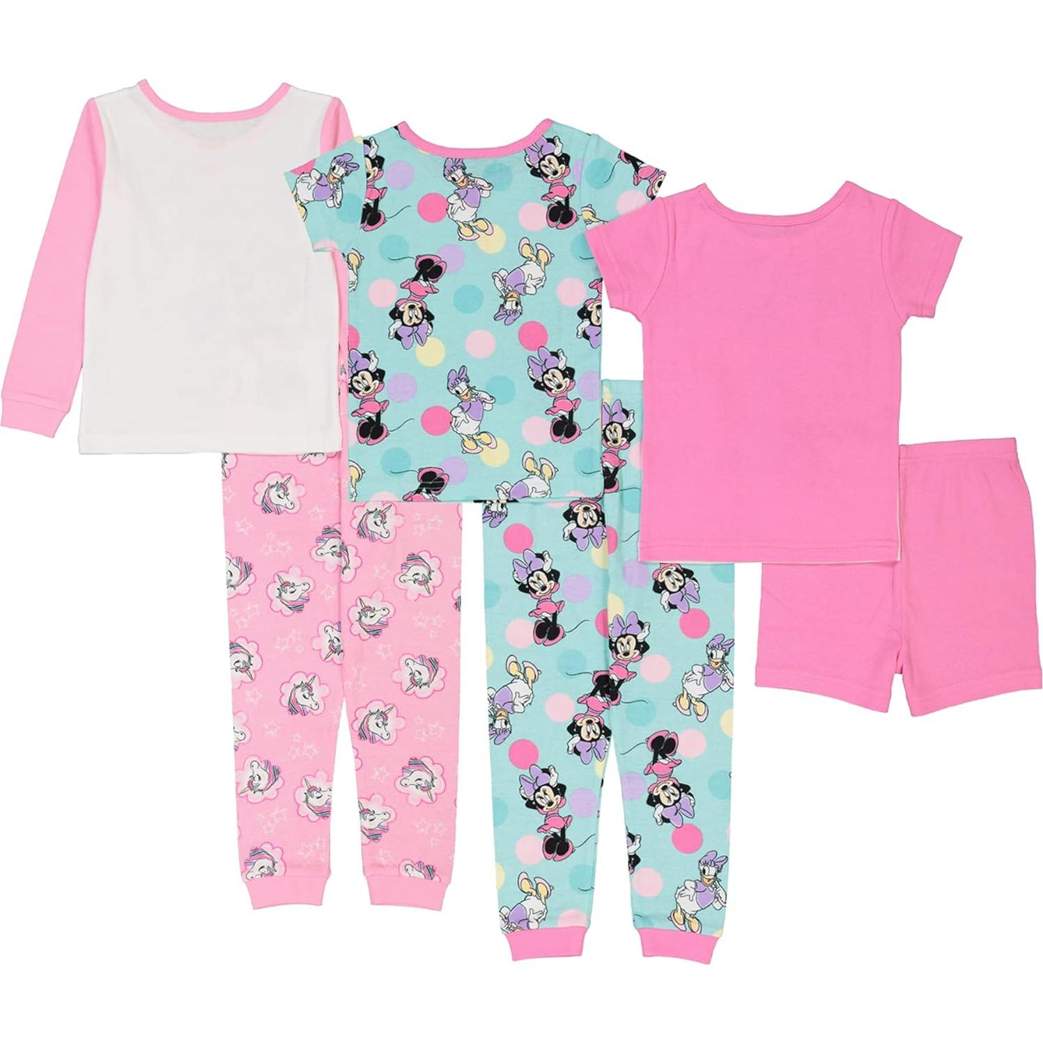 Conjunto de pijama Disney 6 piezas para niños 2-8 años