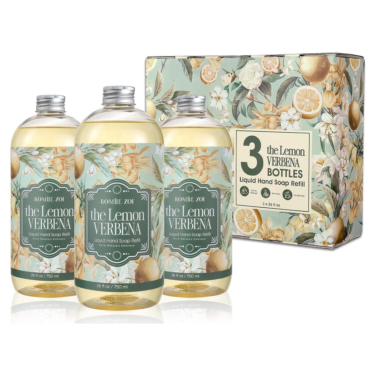 Juego de Recarga Jabón de Manos ROMIIE ZOI 3x769ml Verbena