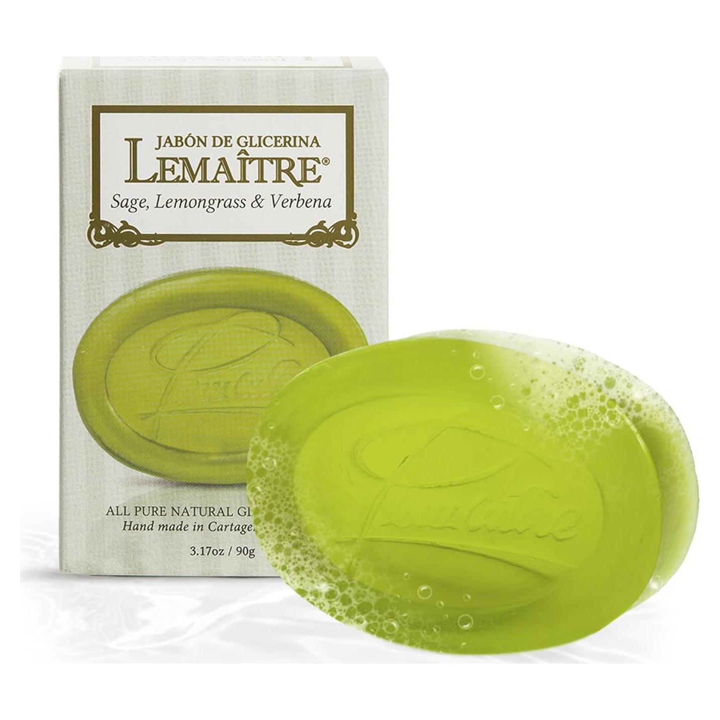 Jabón de Glicerina Vegano Lemaître 90g - Salvia y Verbena