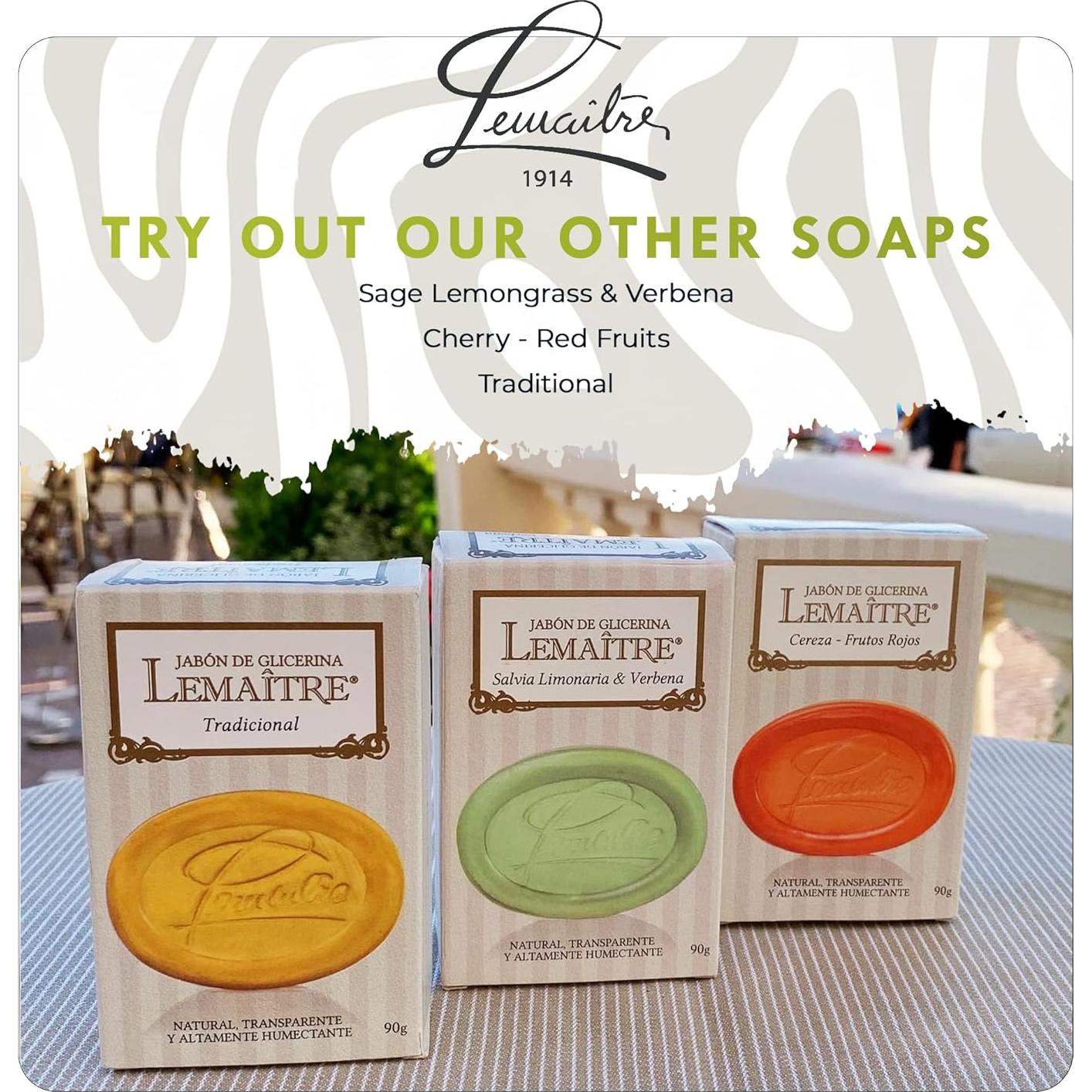 Jabón de Glicerina Vegano Lemaître 90g - Salvia y Verbena