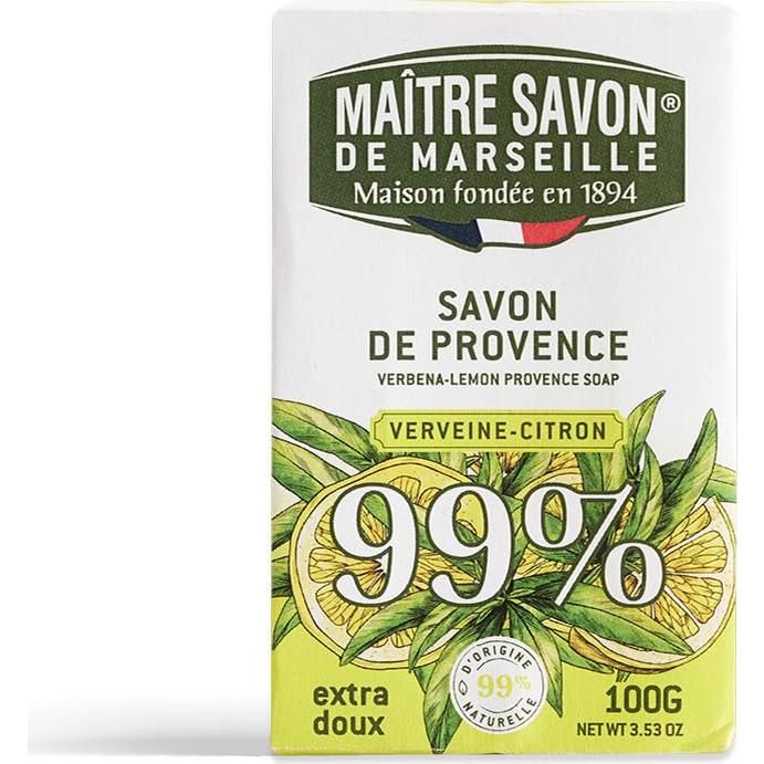 Barra de Jabón de Provenza Compagnie du Midi 100g Limón Verbena