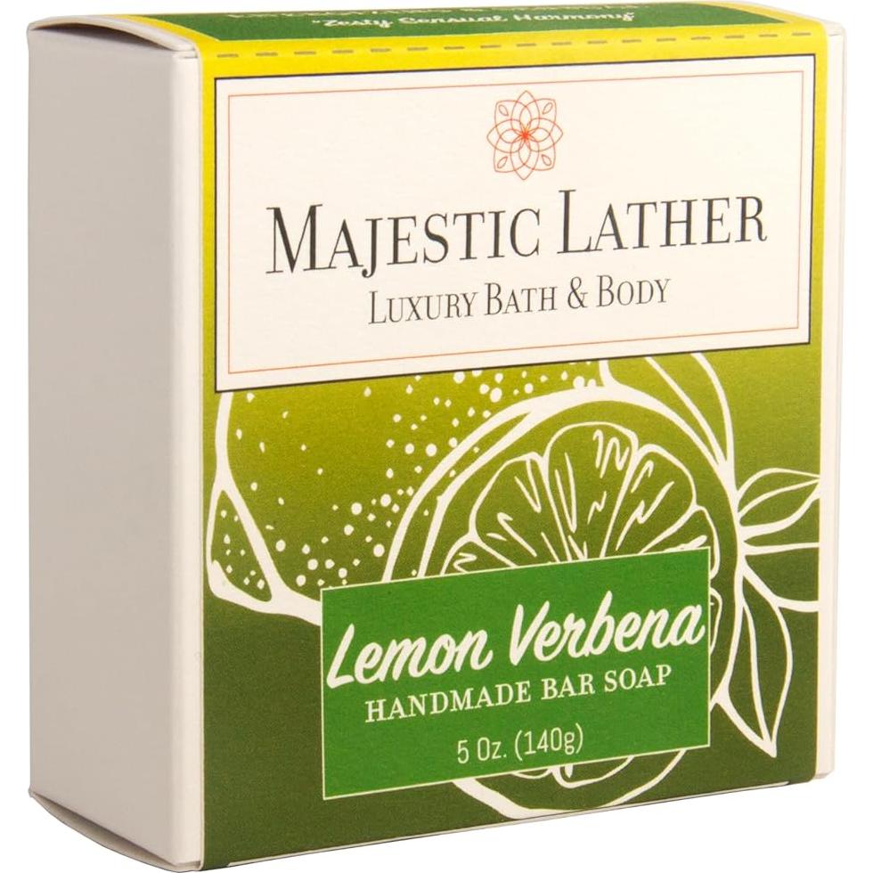 Jabón de Barra Lujo Verbena de Limón Majestic Lather 142g