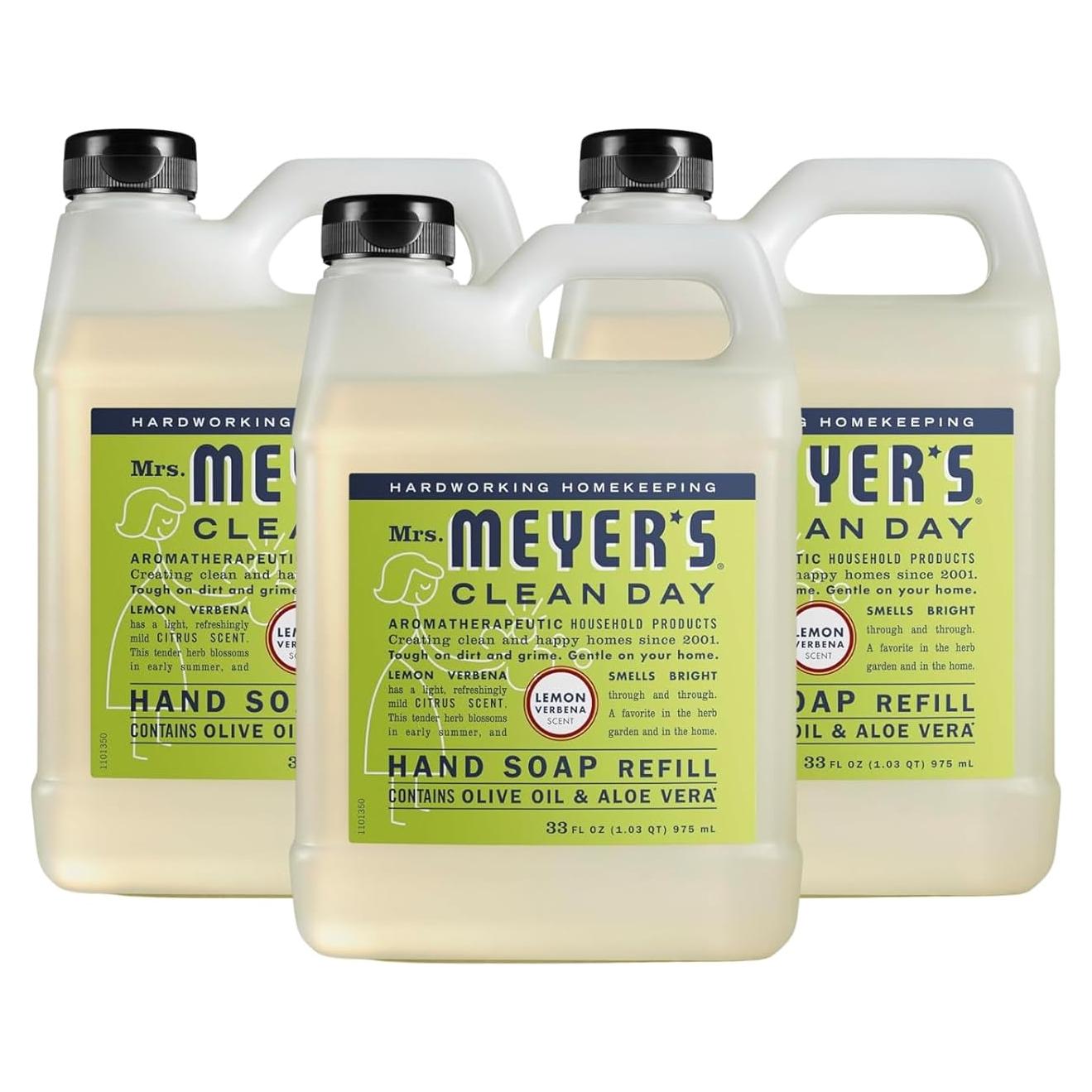 Jabón de Manos Líquido Mrs. Meyer's 3x1 Limon Verbena 1L