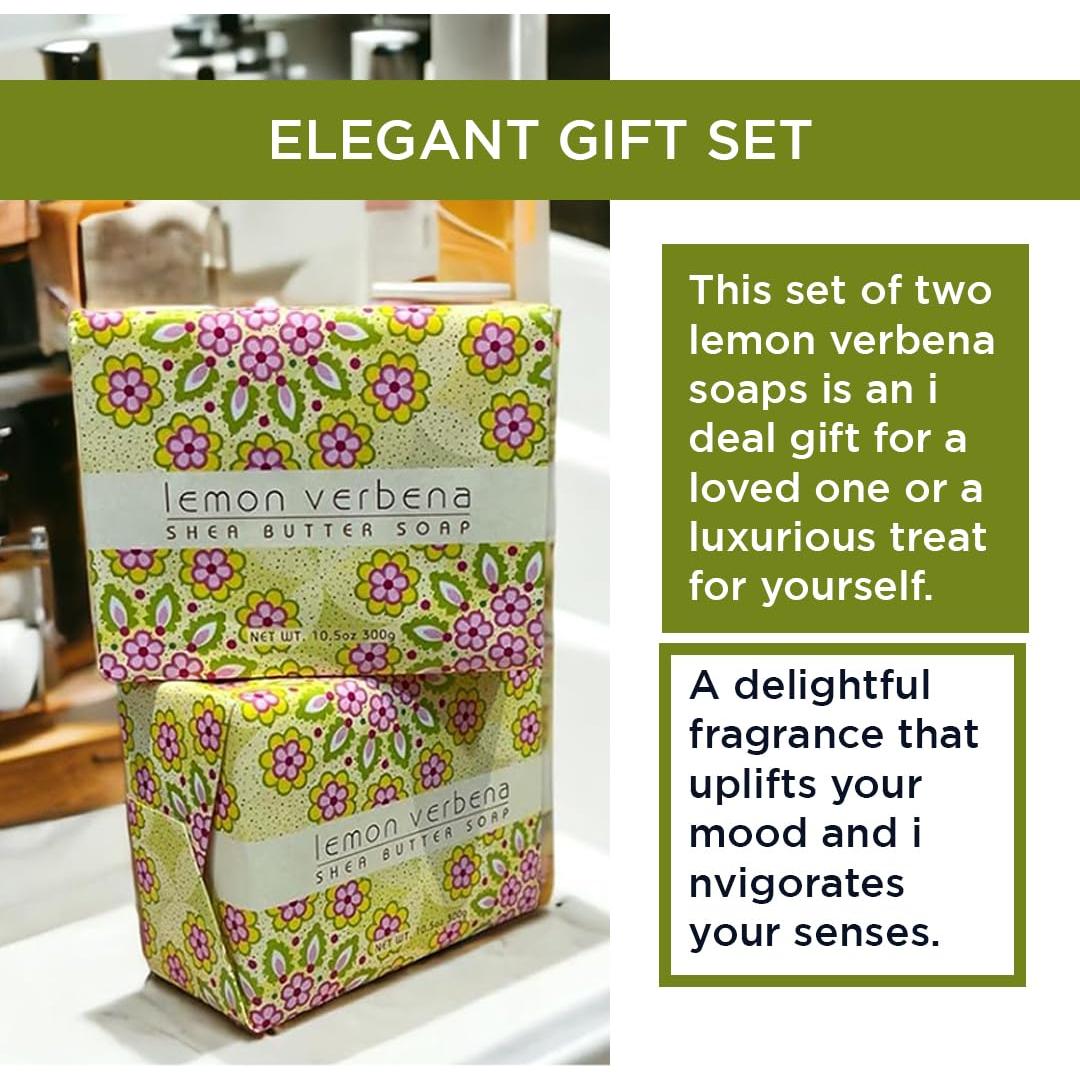 Jabón de Verbena de Limón Greenwich Bay - Set de 2 x 298 g