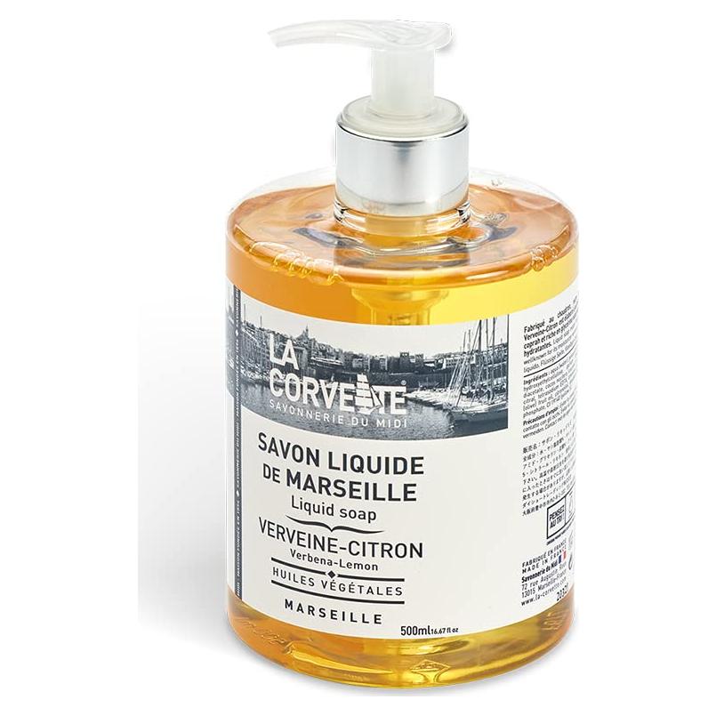 Jabón Líquido de Marsella La Corvette 500ml Verbena-Limón