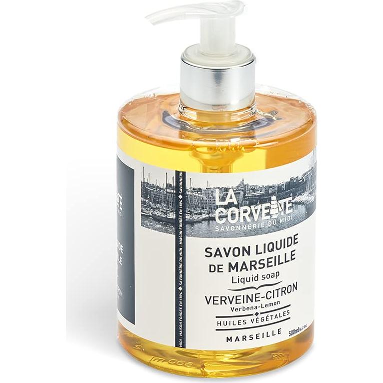 Jabón Líquido de Marsella La Corvette 500ml Verbena-Limón