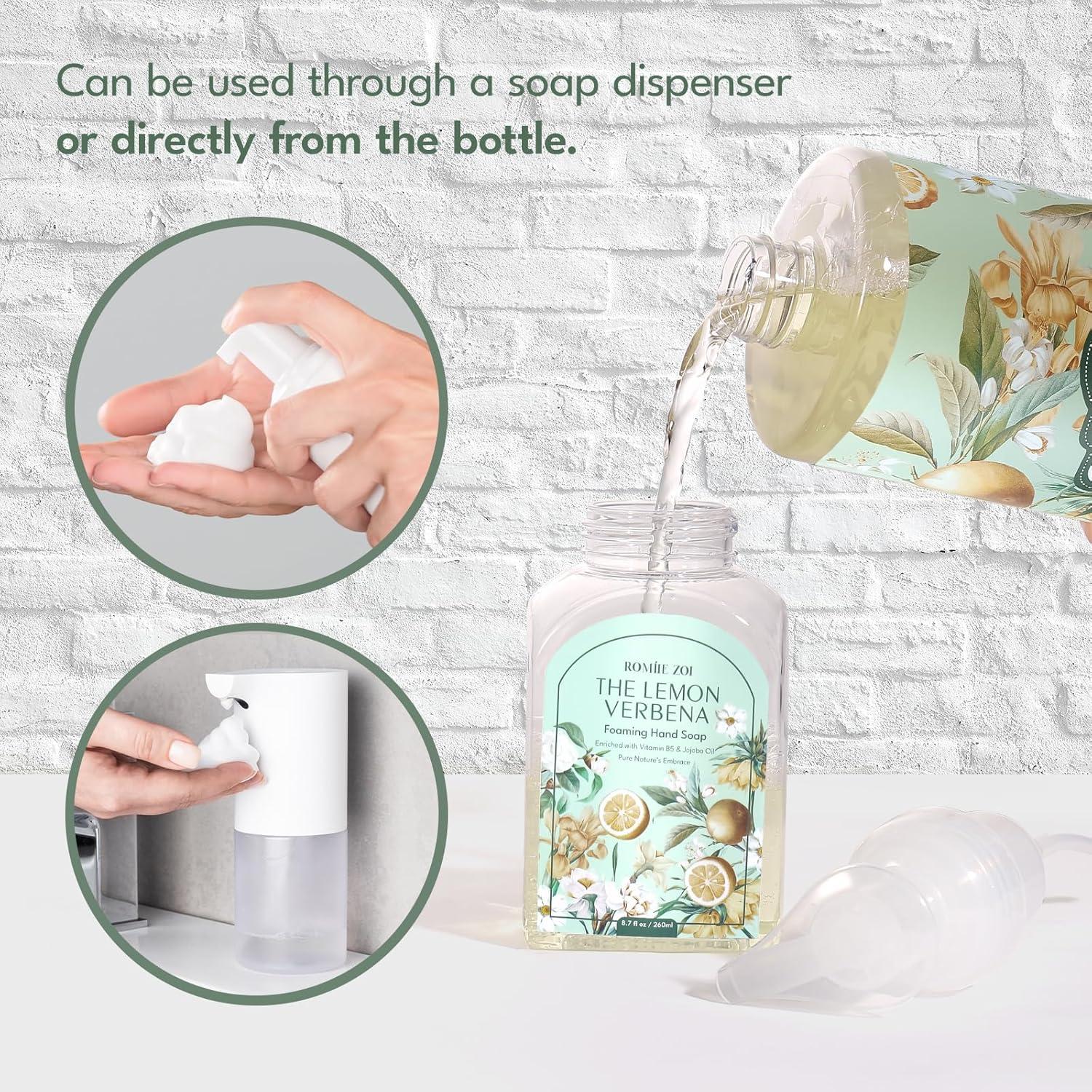 Juego de Recarga Jabón Espumoso ROMIIE ZOI 3x1000ml Verbena